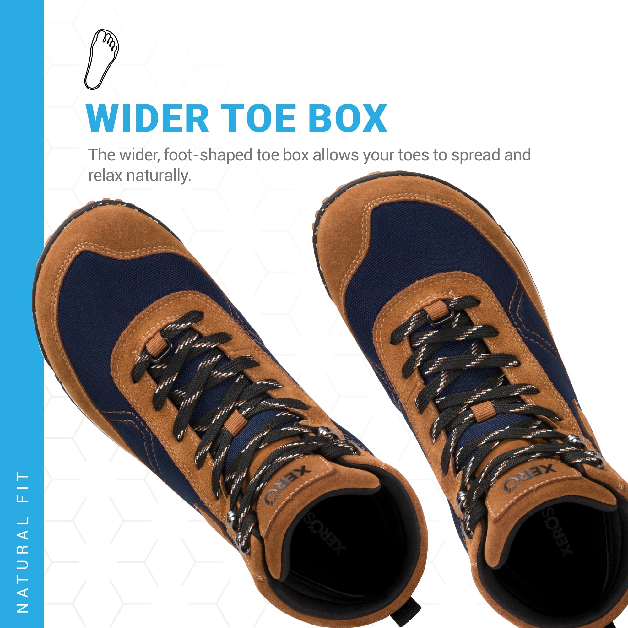 Xero Shoes Ridgeway wasserdichter Wanderschuh für Herren, ultraleicht, Zero Drop Boot