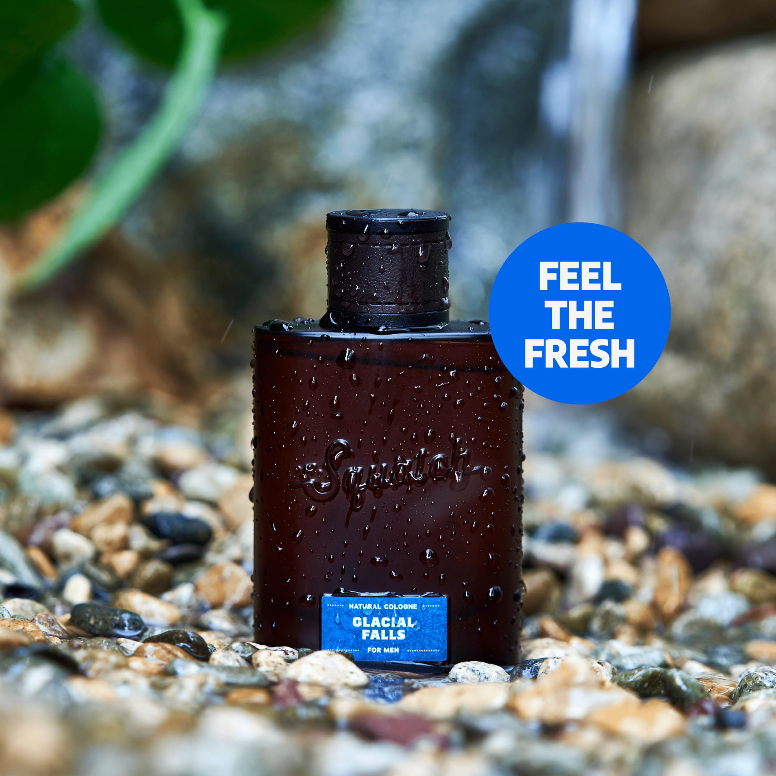Dr. Squatch Men's Cologne Glacial Falls - Natural Origin Fragrance - Manly Fragrance of Bergamot, Clove, and Cedar - Inspired by Fresh Falls Bar Soap