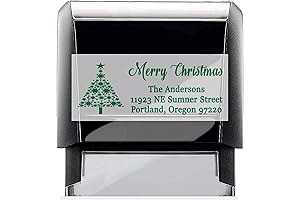 Christmas Address Stamp, the Jolly Way to Make Your Mail Merry
