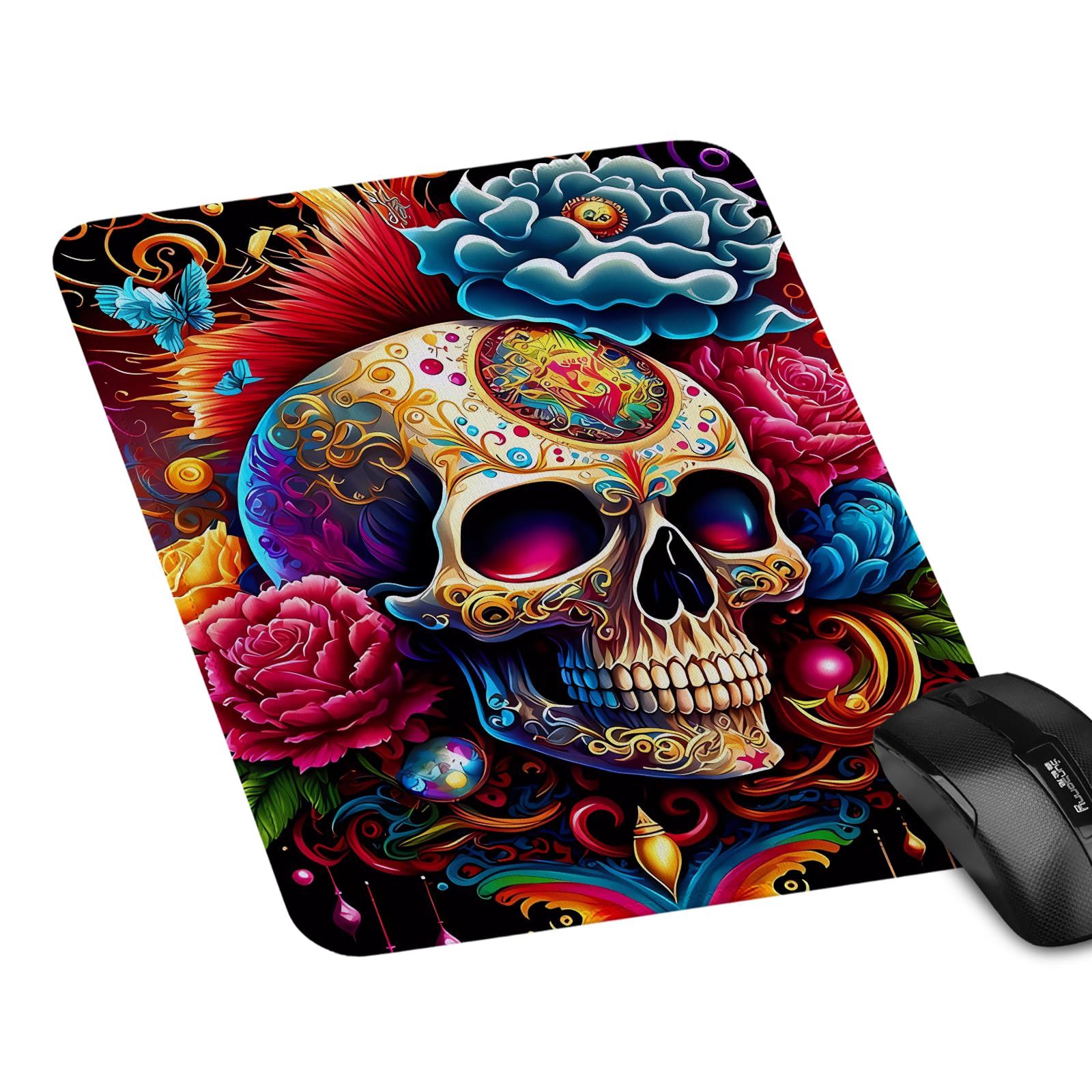 Sugar Skull Gift Sugar Skull Mouse Pad (MP-3)