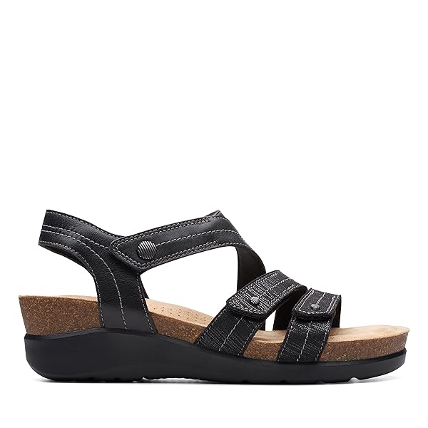 Clarks womens Calenne ClaraWedge Sandal