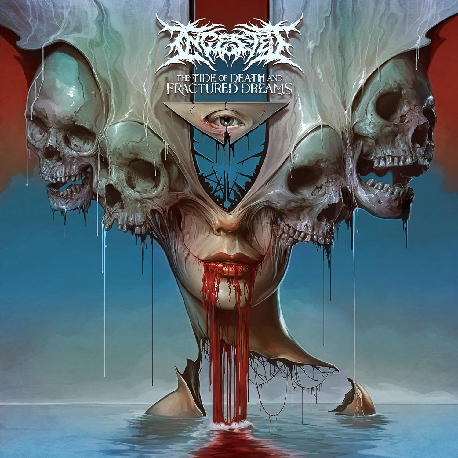 TIDE OF DEATH & FRACTURED DREAMS (LIMEADE VINYL) por Ingested — capa do álbum