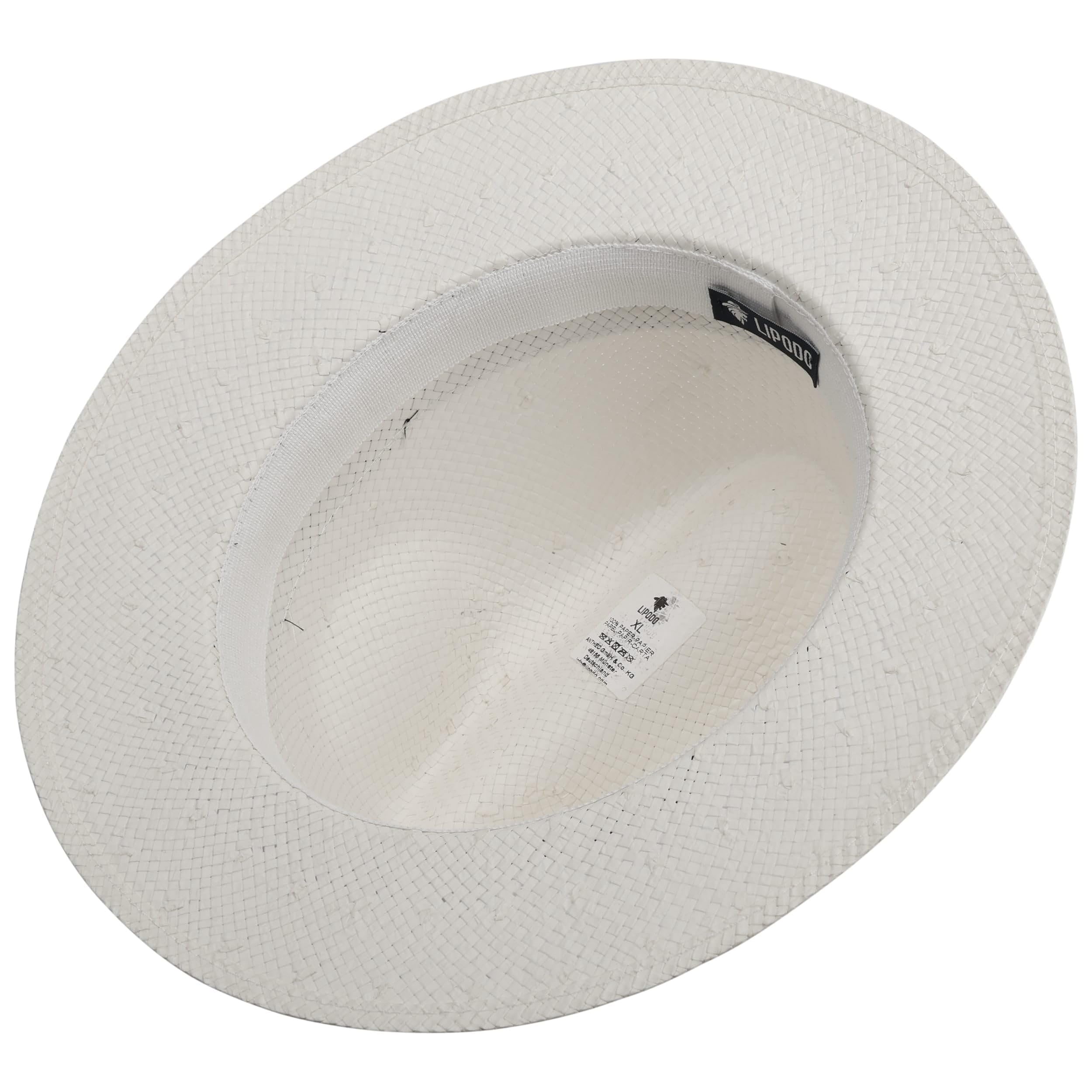 SOMBREROSHOP Sombrero Traveller de Paja Banda de Grosgrain Unisex Primavera Verano