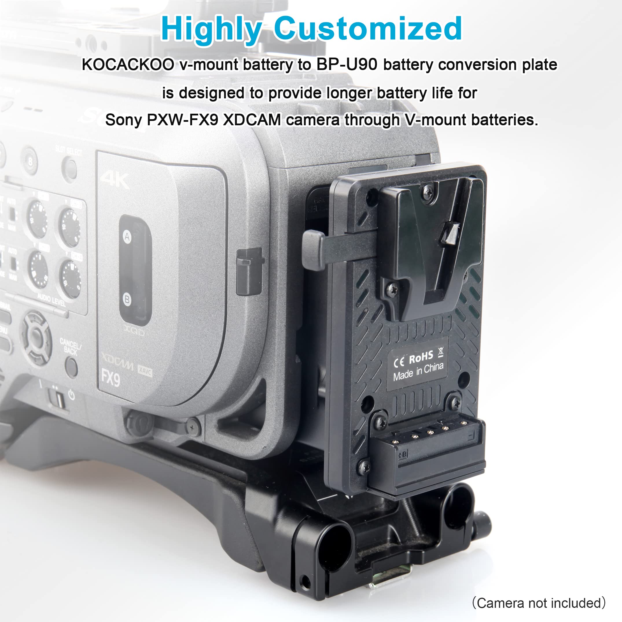 Amazon | kocackoo VマウントバッテリーからBP-U90バッテリーへの変換