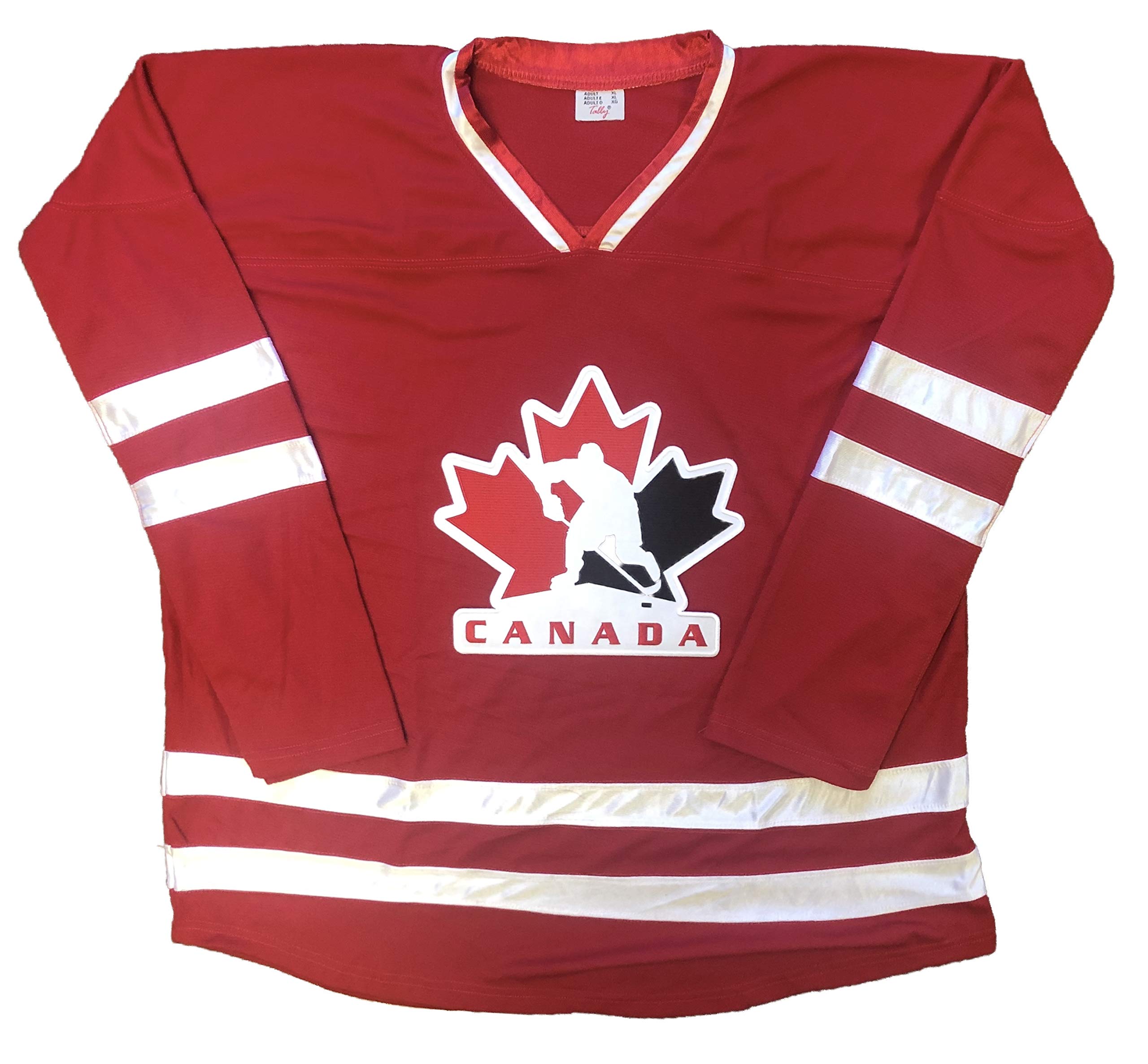 Team Canada Hockey Jerseys - We Customize with Your Name and Number (Red, Adult XXL)