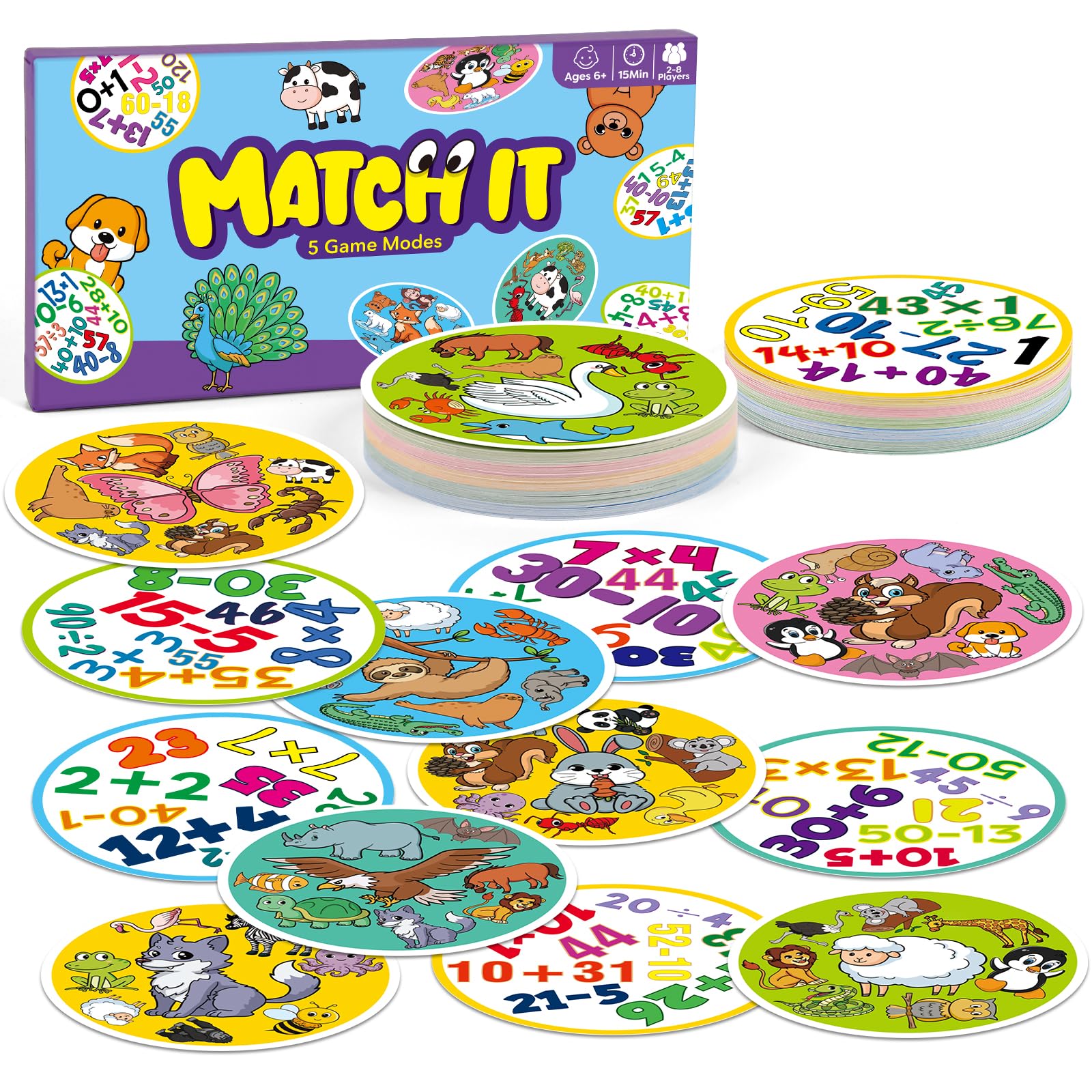 Broytain Gioco di carte, 2-8 giocatori, dai 6+ anni, 15 minuti