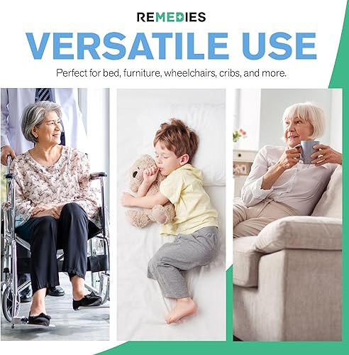 Miniatura 4 de Remedies Almohadillas desechables para cama – 23 x 36 pulgadas, almohadillas grandes para incontinencia para adultos, personas mayores, niños y