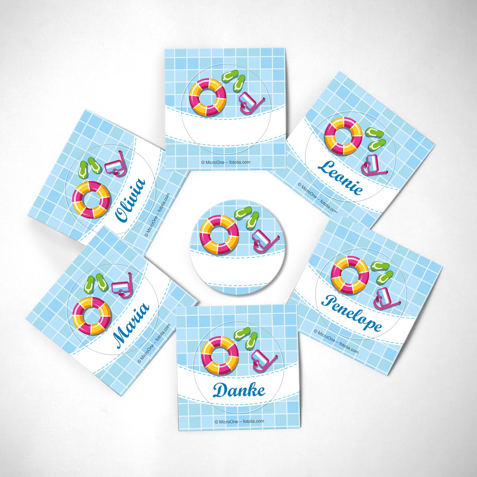 Fischer-Geburtstagseinladungskarten – 20 Stück Mit Umschlägen, 10,2 X 15,2 Cm, Für Kinder- & Teenager-Partys
