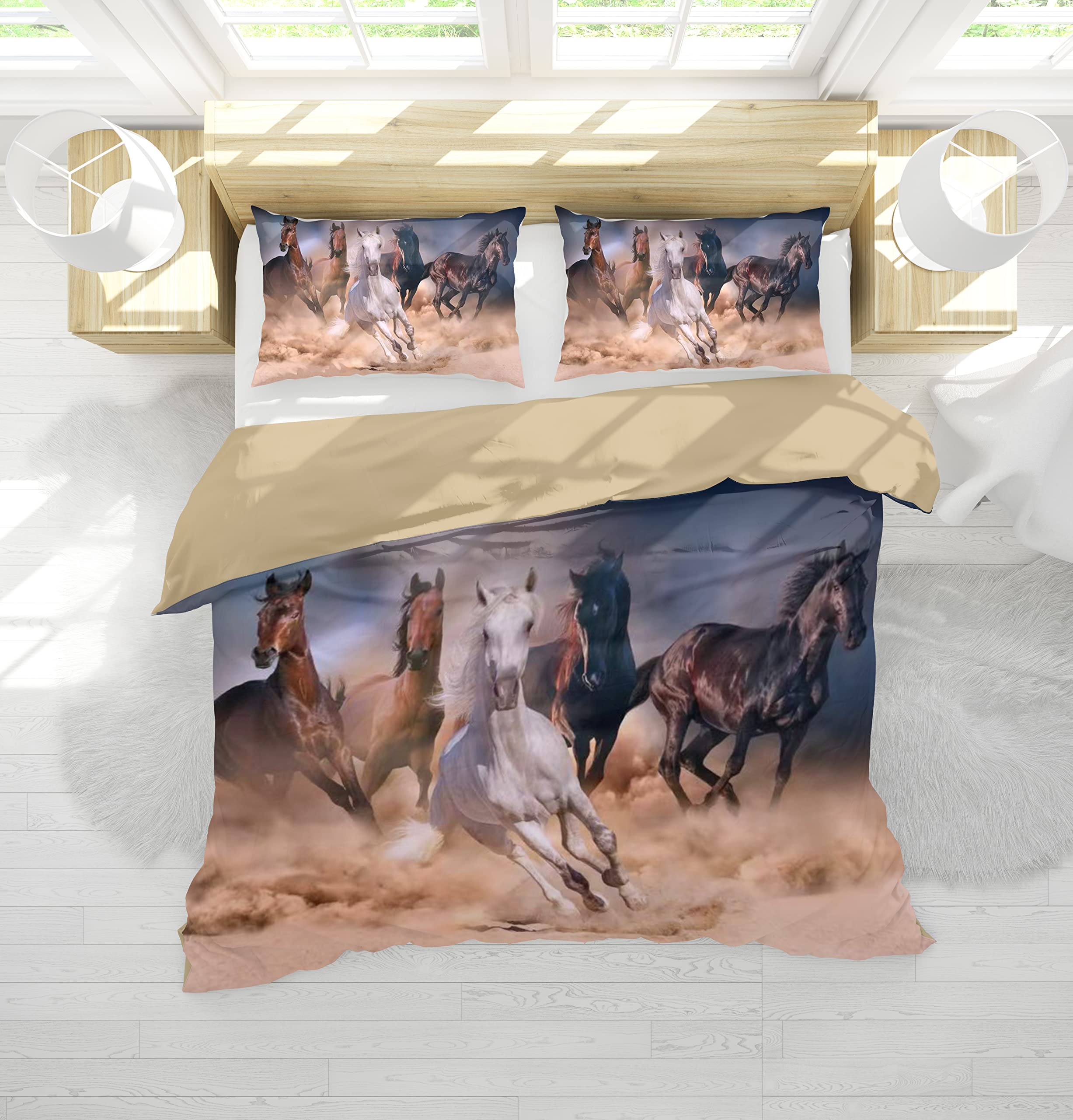 Nordico Verano Cama 150 Juego De Cama Treer Piezas Funda - Main Image