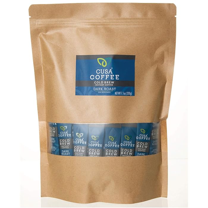 Buy Cusa Tea & Coffee, Dark Roast Cold Brew. Premium Instant Coffee