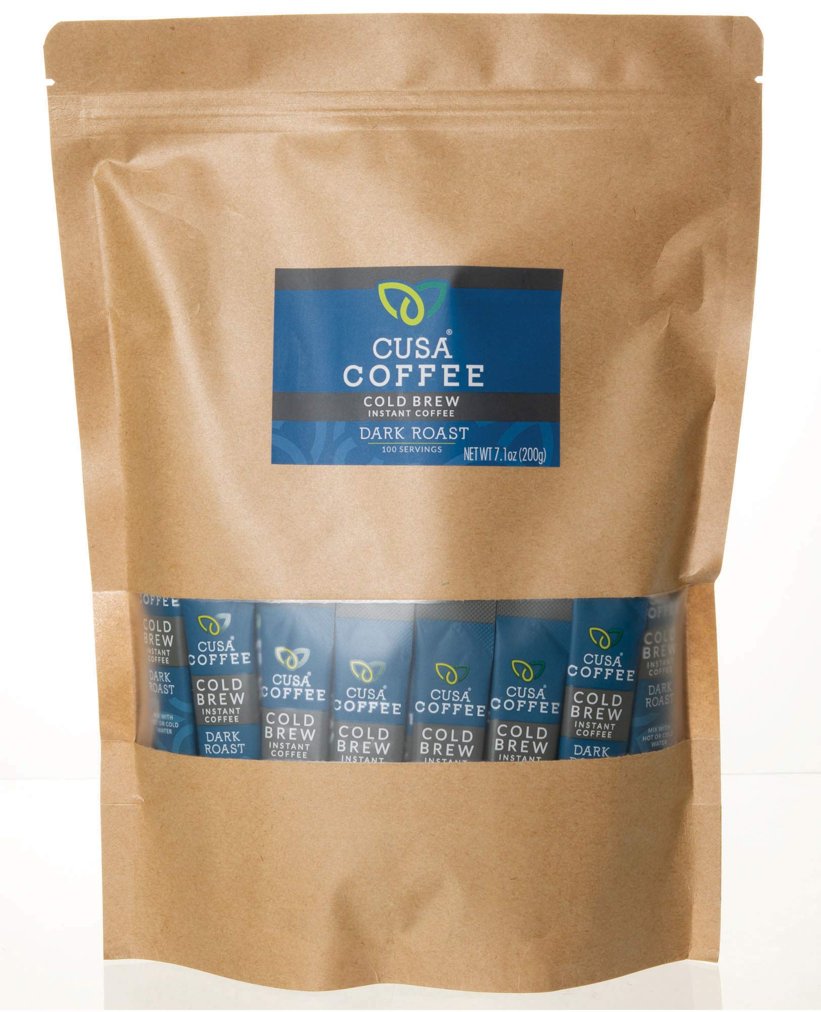 Buy Cusa Tea & Coffee, Dark Roast Cold Brew. Premium Instant Coffee