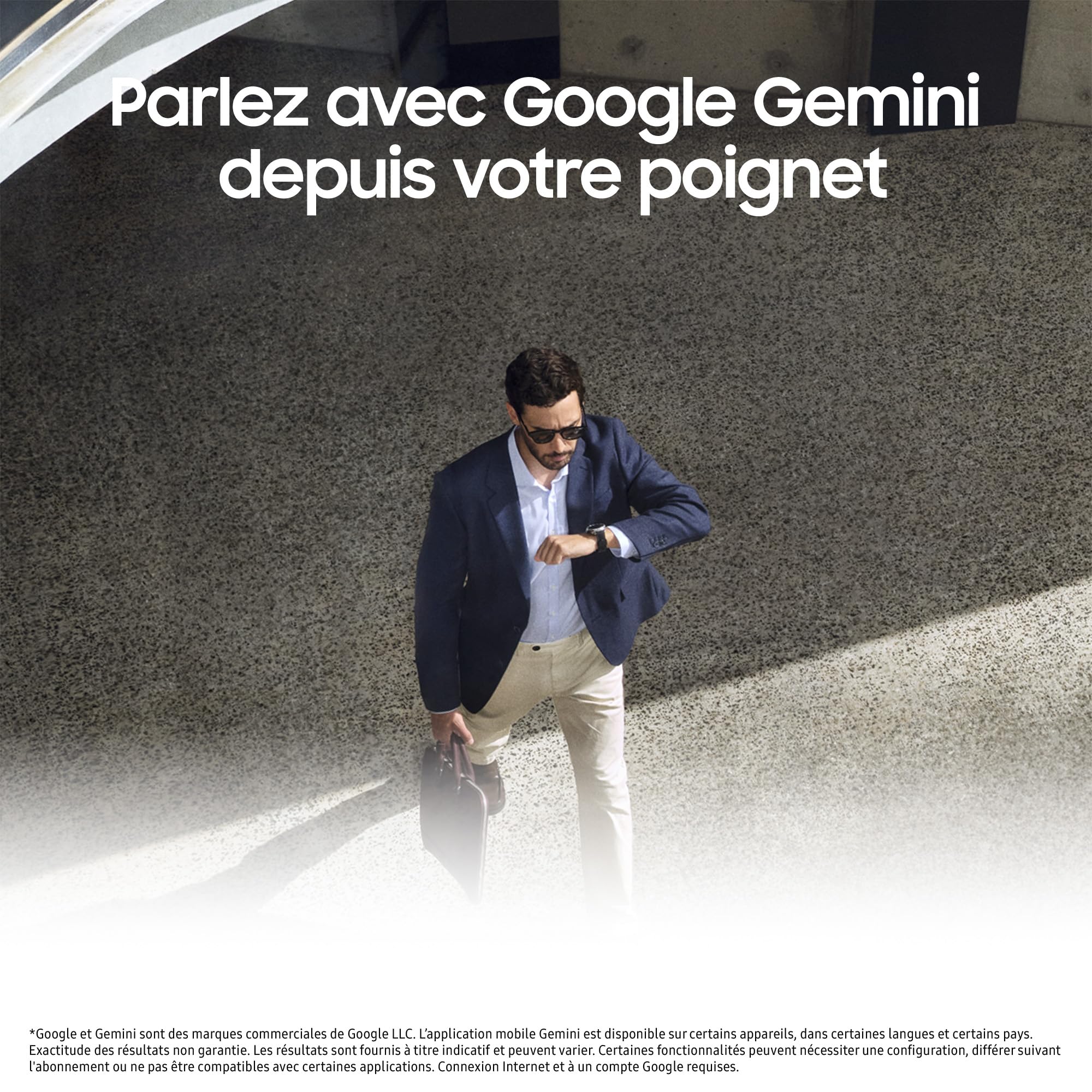 Samsung Galaxy Watch8 Classic, Montre Connectée, Couronne rotative, Galaxy AI, Coach Sommeil, Coach Running, Bluetooth, 46mm, Noir, Chargeur Secteur Rapide 25W Inclus, Version FR