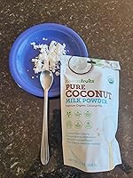 Vista 4 de Essenzefruits Leche de coco orgánica pura en polvo, sin maltodextrina premium, sin azúcar añadida, sin lácteos, orgánica USDA, vegana, apta