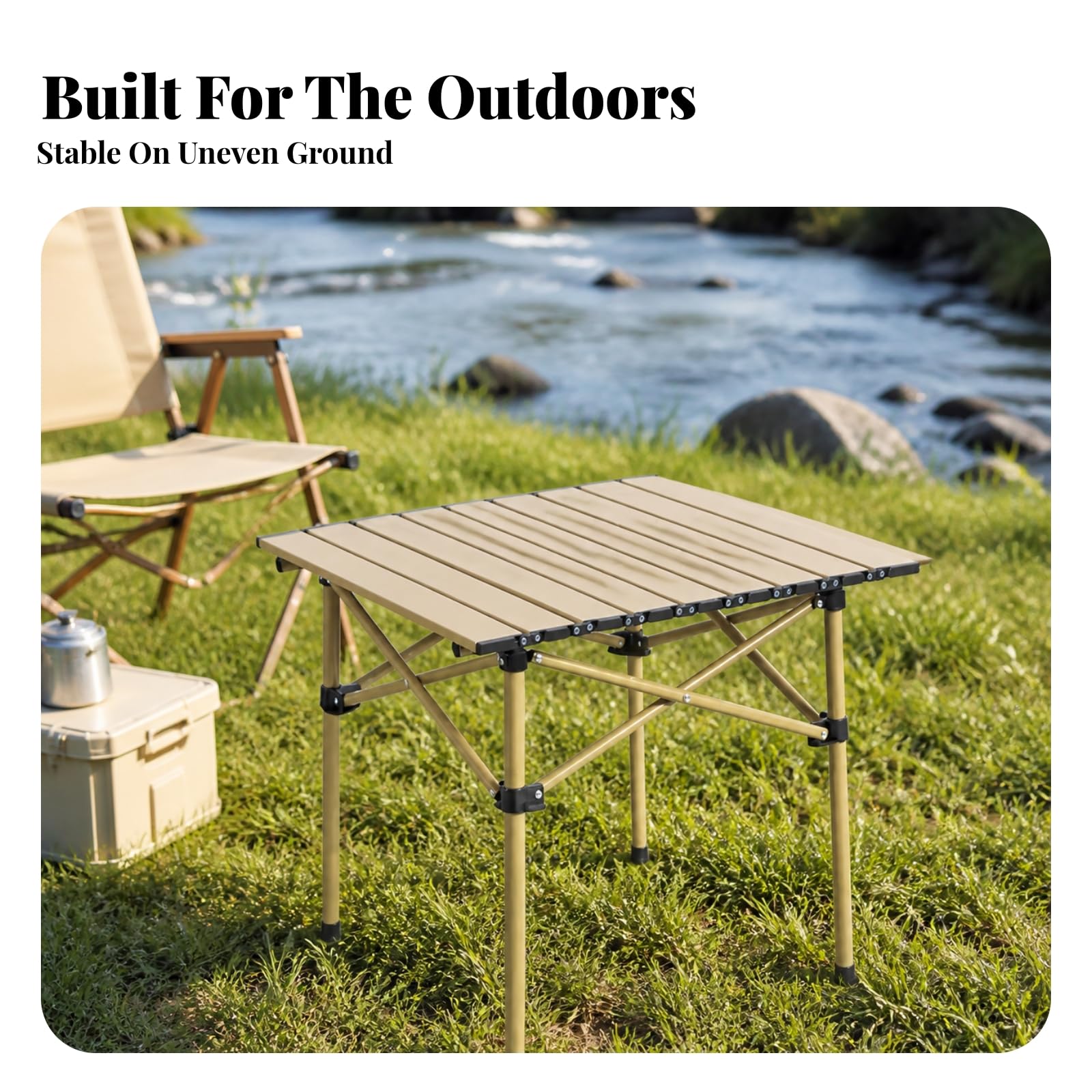 perfk Mesa Camping Plegable Estable, Color to 2