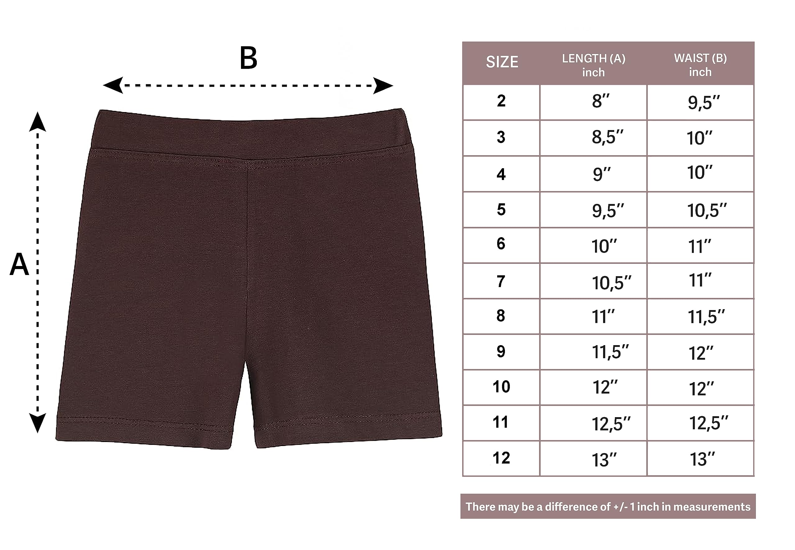 Lilax Short de danse basique pour fille - Pour gymnastique ou jupe
