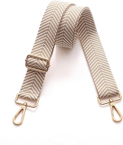 S-Jacorry Correa de repuesto para bolso, correa ancha para el hombro, correas de lona ajustables, correas de repuesto para bolso