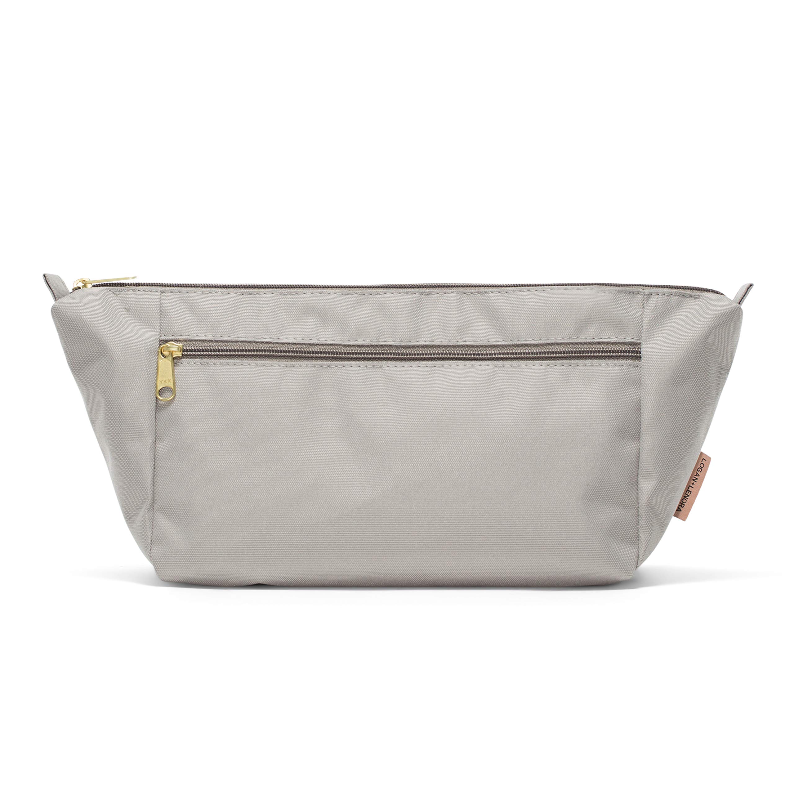 Toiletry Pouch - Waterproof Travel Toiletry Case, Cosmetic Makeup Bag (Grey)