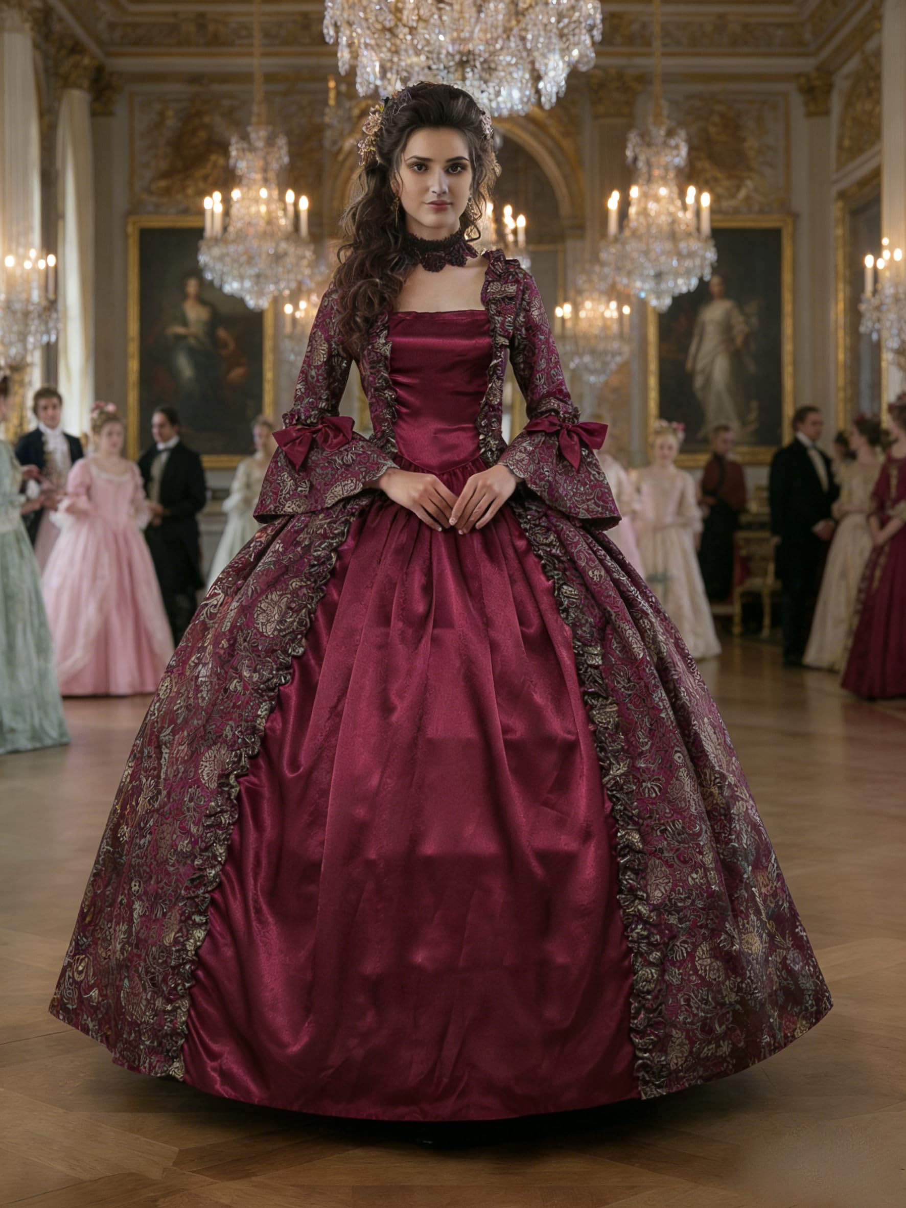victorian ladies dresses victorian dresses for women 1898 Print Fashion Costume Clothing Victorian Woman Ruffle Frills Waist YDL1