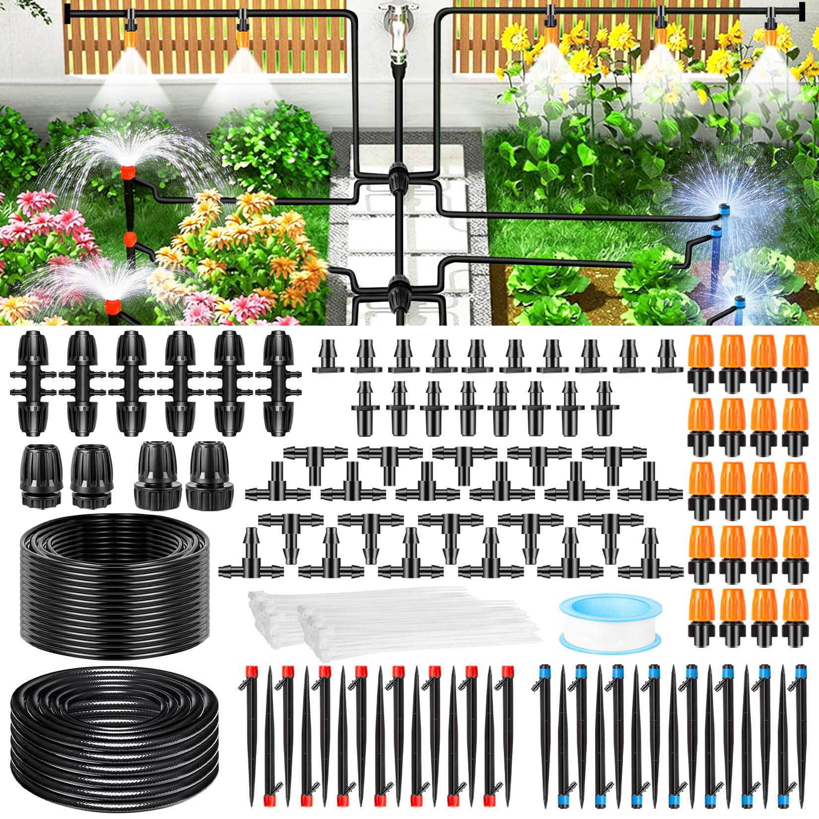 260FT Drip Irrigation System Kit