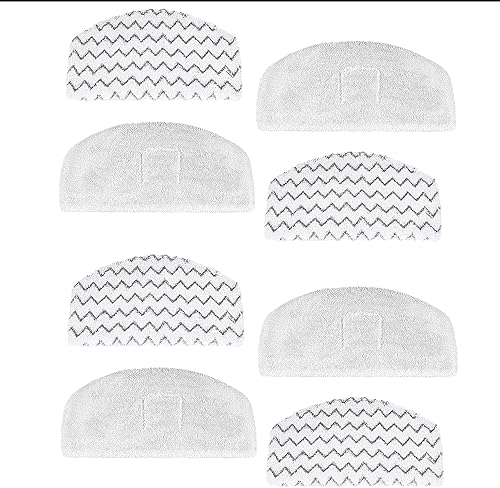 Paquete de 8 almohadillas de repuesto reutilizables para trapeador de vapor Bissell Powerfresh 1940 1806 1544 2075 2685A 2181 2814 Series, modelo