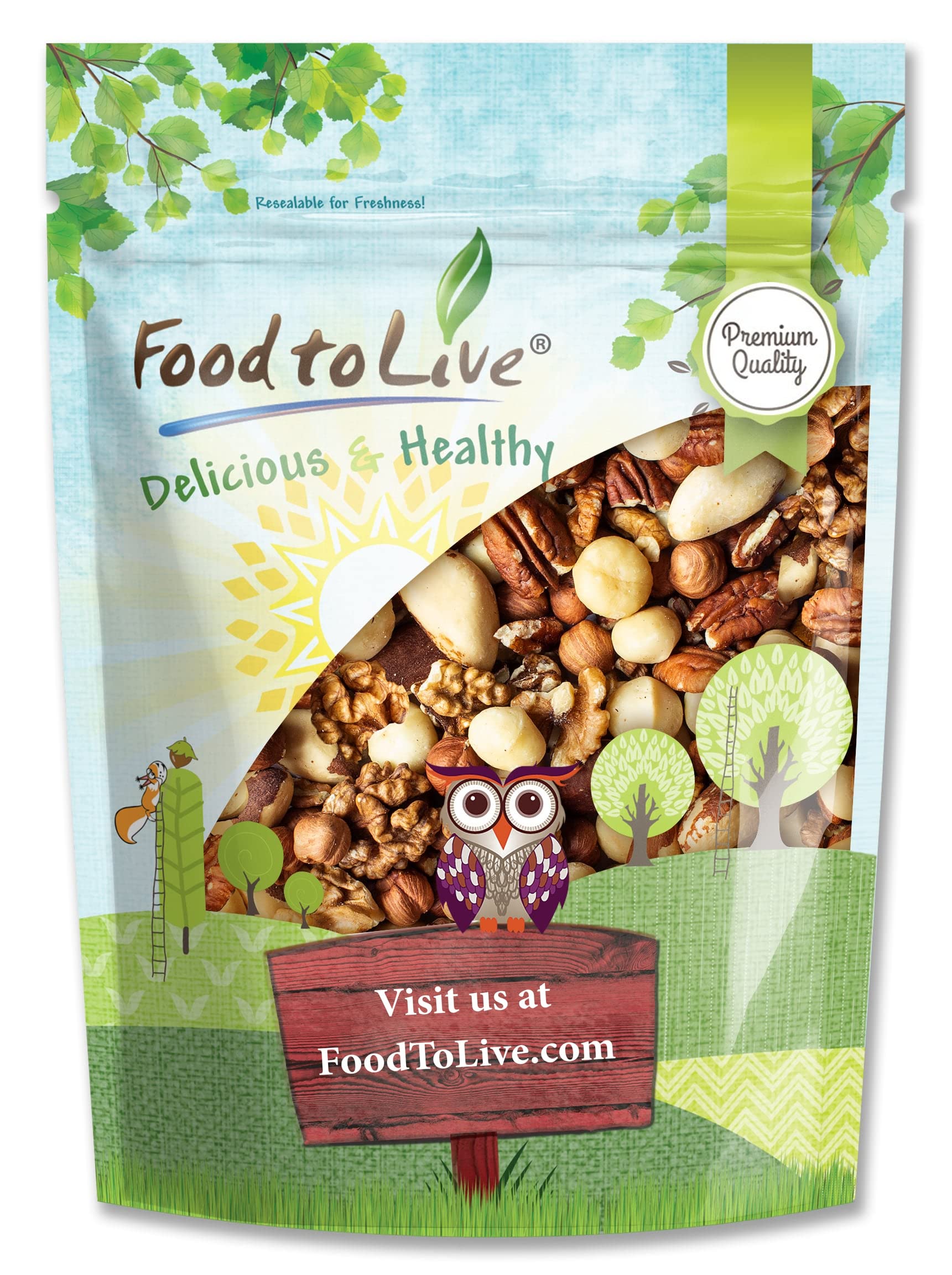 Food to Live Keto Nuts Mix