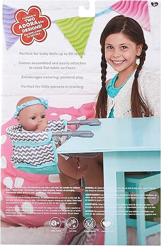 Miniatura 4 de Adora Baby Doll - Asiento de alimentación portátil para 20 muñecas
