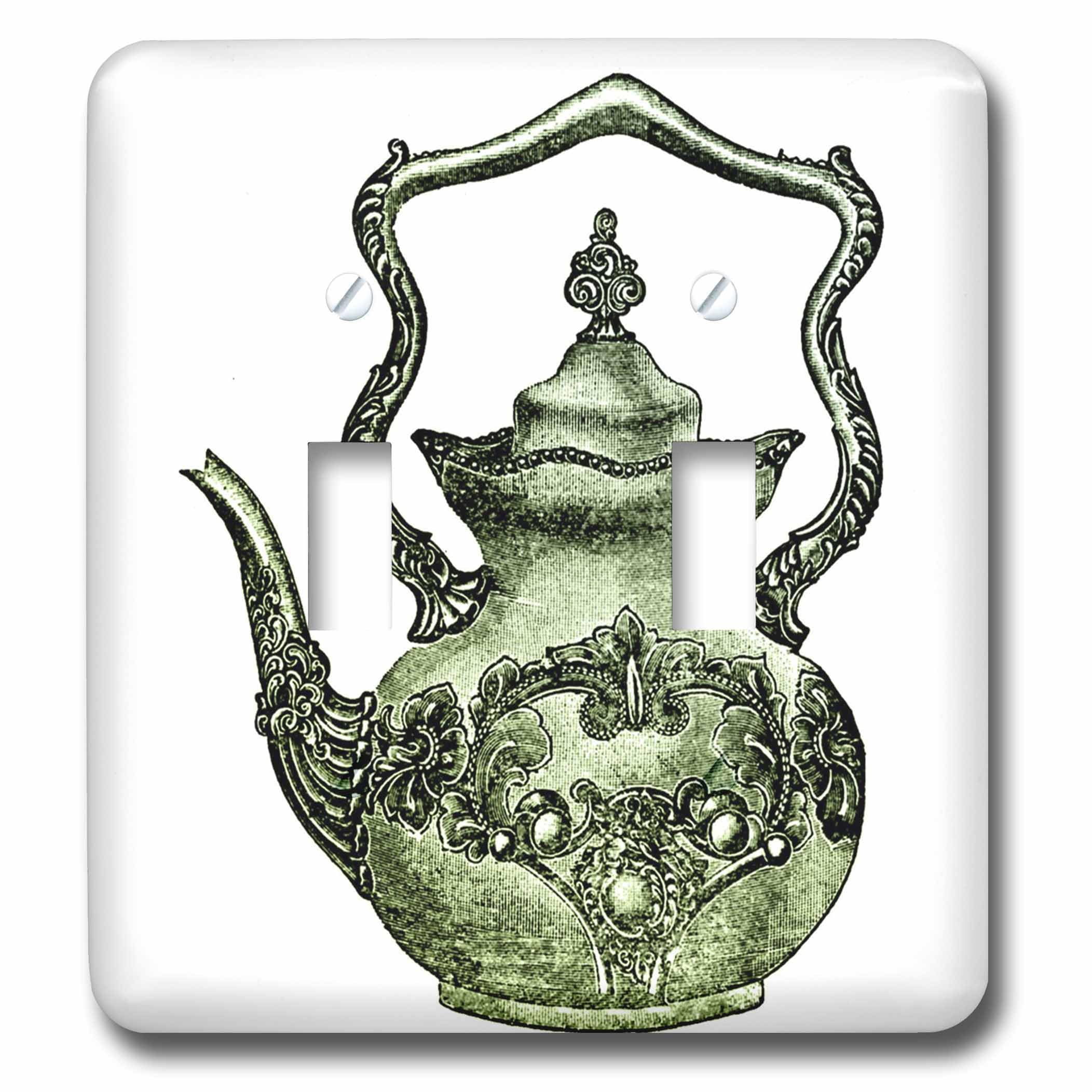Interrupteur à bascule vintage 3dRose Lsp_56064_2 décoratif pour plaque murale double