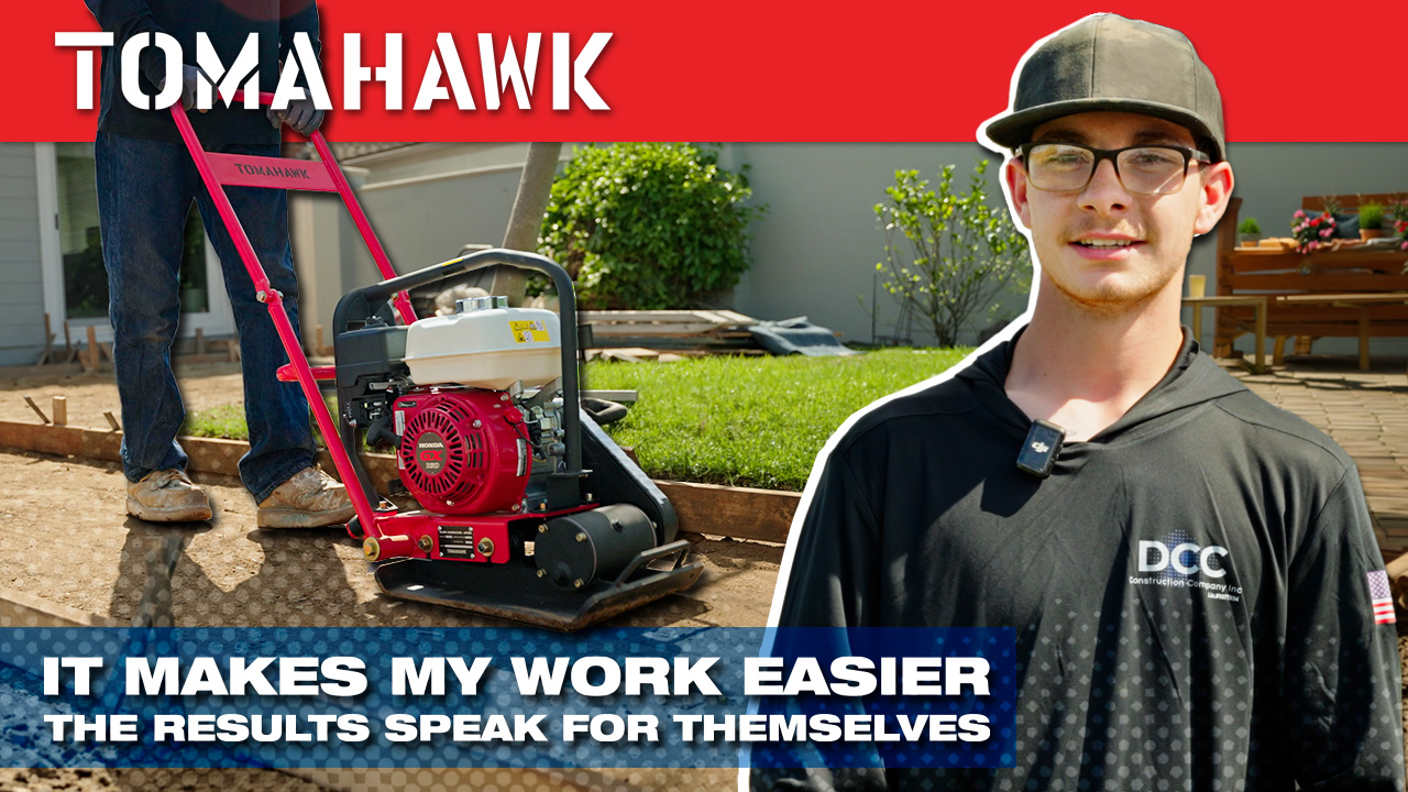 Amazon.com: Tomahawk 5.5 HP Vibratory Plate Compactor Tamper for