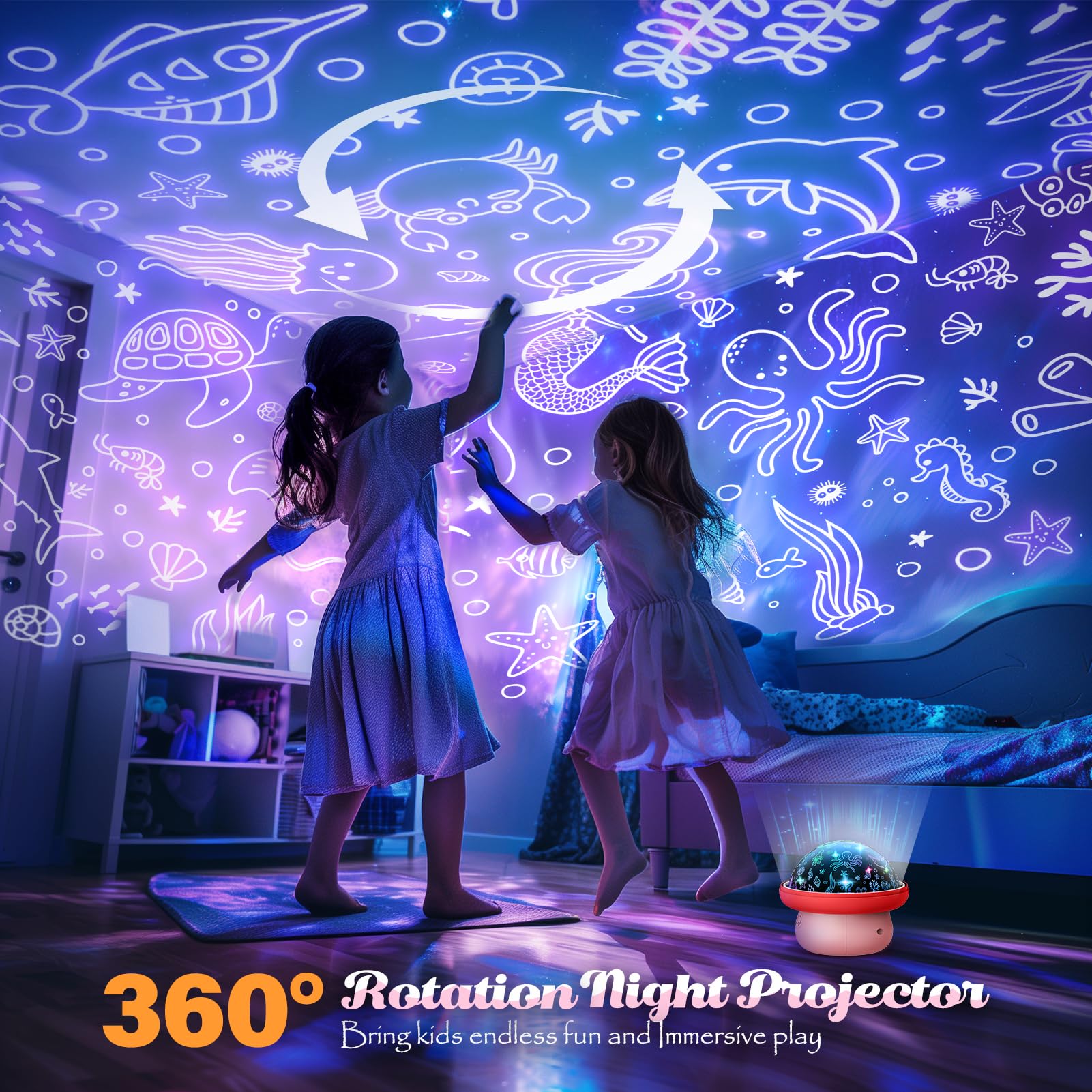 Unicorno Giocattoli Bambina 2 3 4 5 6 Anni, Luce Notturna Bambini Unicorni Giochi Creativi Bambina 2 3 4 5 Anni Lampada Notturna per Bambini Regalo Bambina 2-7 Anni Giocattoli Bambini 3-9 Anni