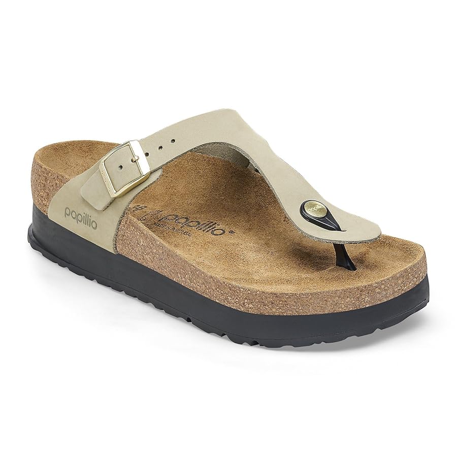 Amazon.com | Birkenstock GIZEH PLATFORM Sandals Eucalyptus