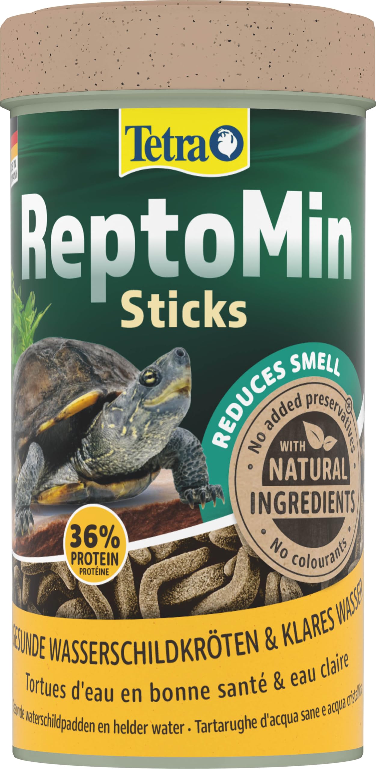 Tetra ReptoMin alimento para tortugas - alimento especialmente adaptadas a las tortugas, 250 ml