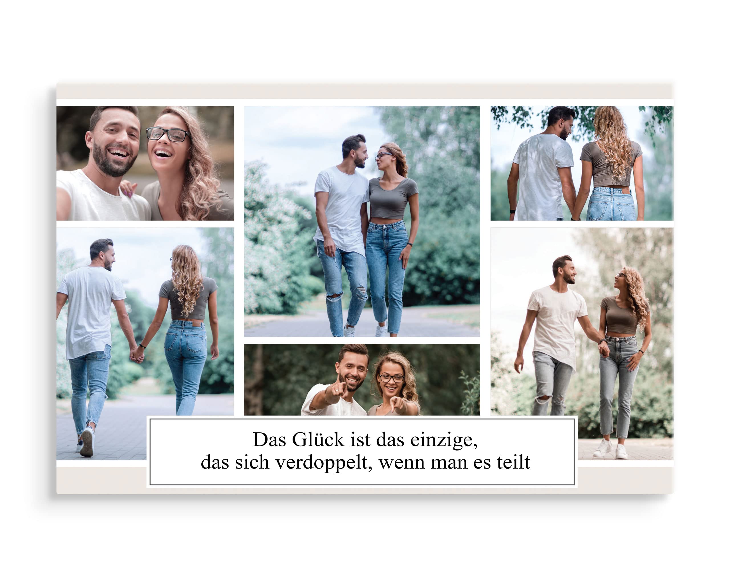 Muralo Personalisierte Leinwand mit eigenem Bild, Wandbild - 80x120 cm | Foto-Leinwandbild, hochauflösender Druck, lebendige Farben - ideal für Wohnzimmer und Schlafzimmer, Ein Geschenk fürs Leben