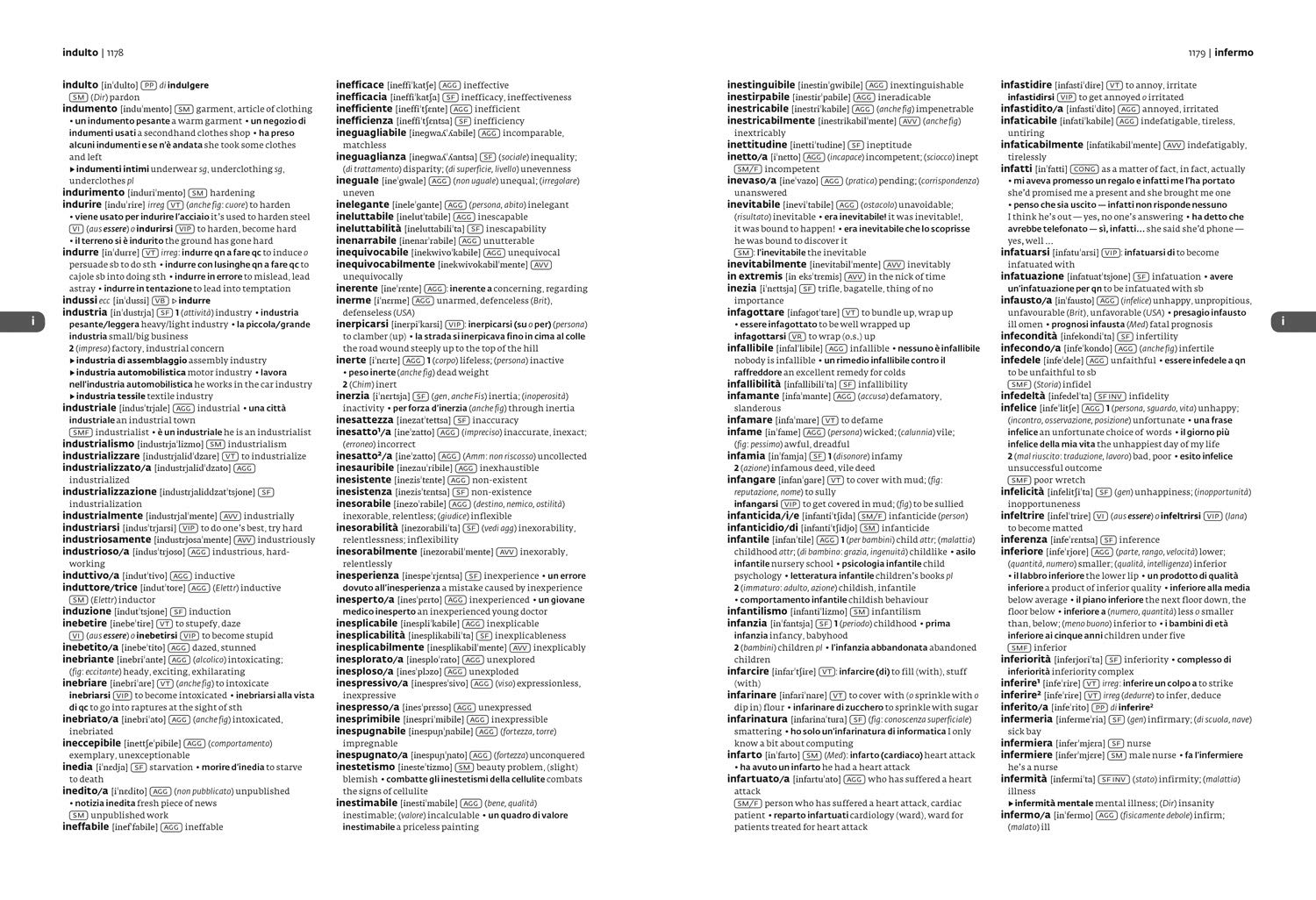 Italian Dictionary Complete and Unabridged: For advanced learners and professionals (Collins Complete and Unabridged)