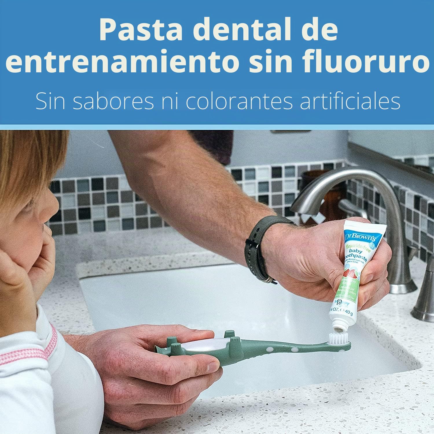 Dr. Brown's HG061-P4 - Juego de cepillos de dientes para bebés