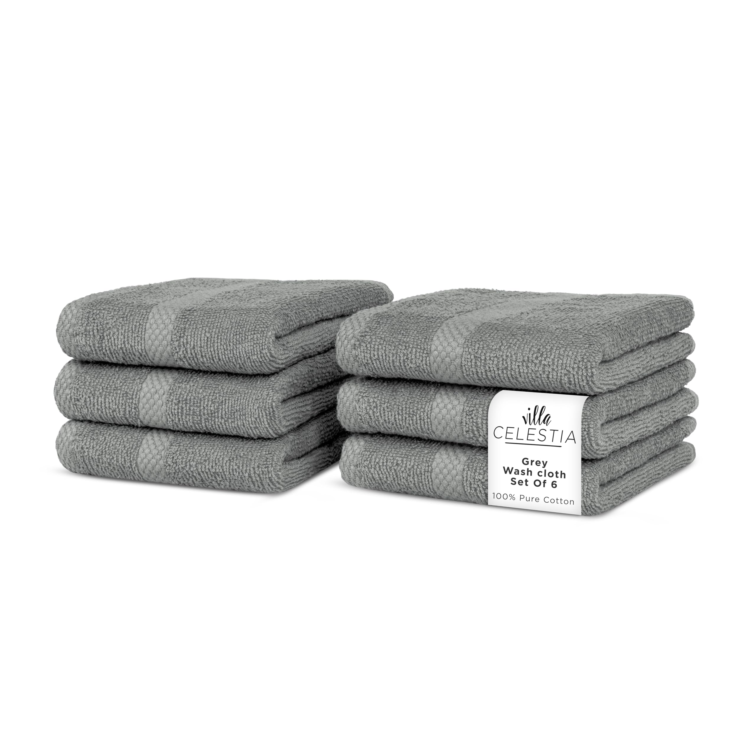 Villa Celestia Cotton Washcloths
