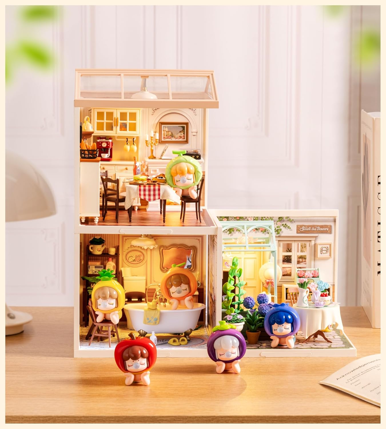 ROBOTIME Baby Nanci Fruits Nanci Blind Box Cute Kawaii Action Figure Blind Bags Collectible Toy Single Doll Creative Gifts for Women（1PC）