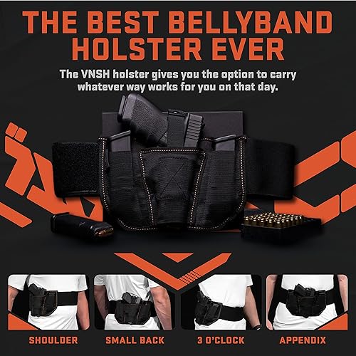 Miniatura 3 de Funda para pistola  Funda para pistola más cómoda para hombres y mujeres  Nueva funda para banda de vientre  Incluye bolsa doble integrada  Las