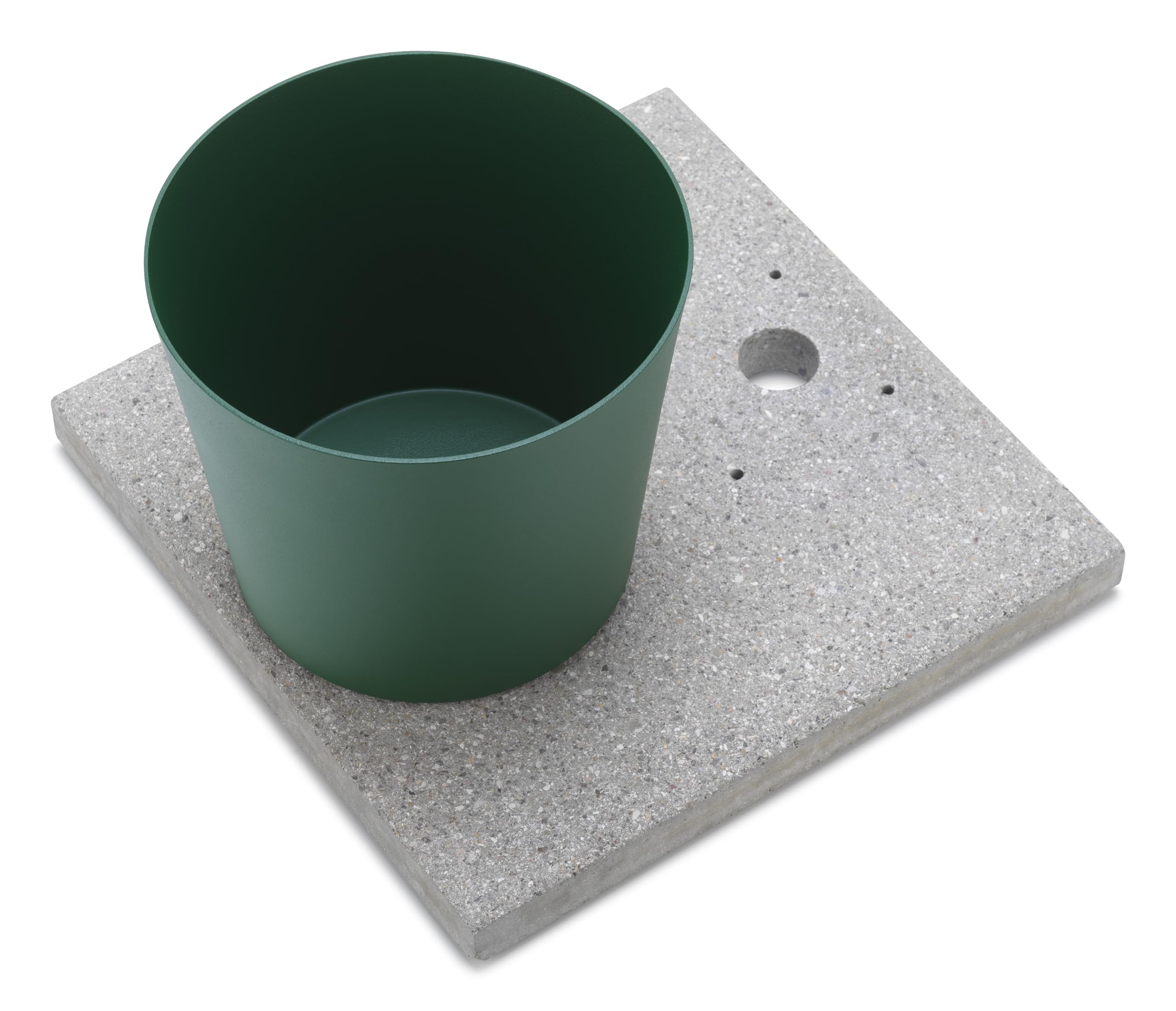 Bel-fer base in graniglia di cemento completa di vaschetta 42/BSE/3 vari colori (VERDE)