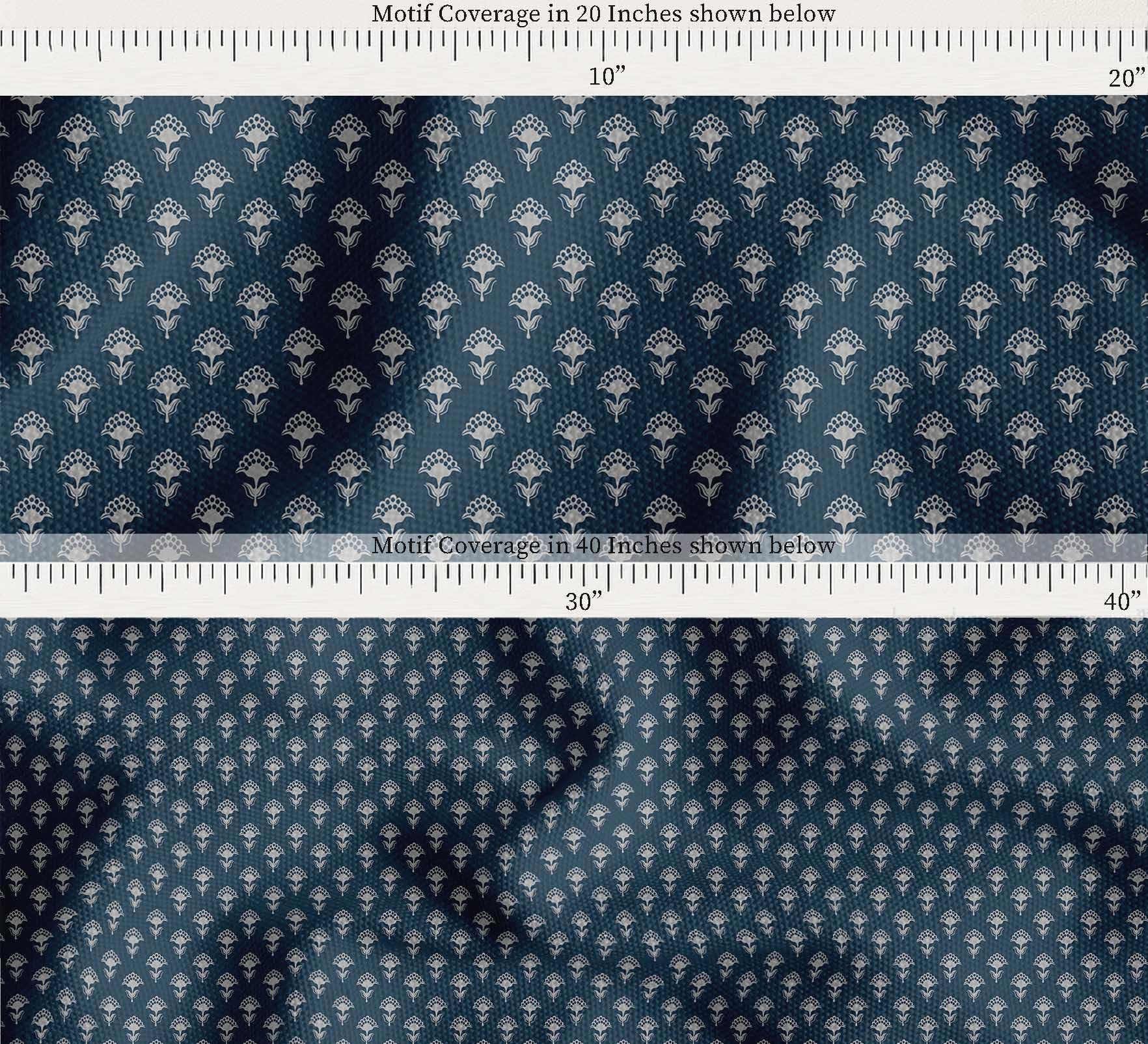 Soimoi Tissu d'ameublement pour canapés, chaises et décoration extérieure, tissu de décoration intérieure résistant à l'eau, 3 mètres, 142 cm de large, motif bloc, bleu