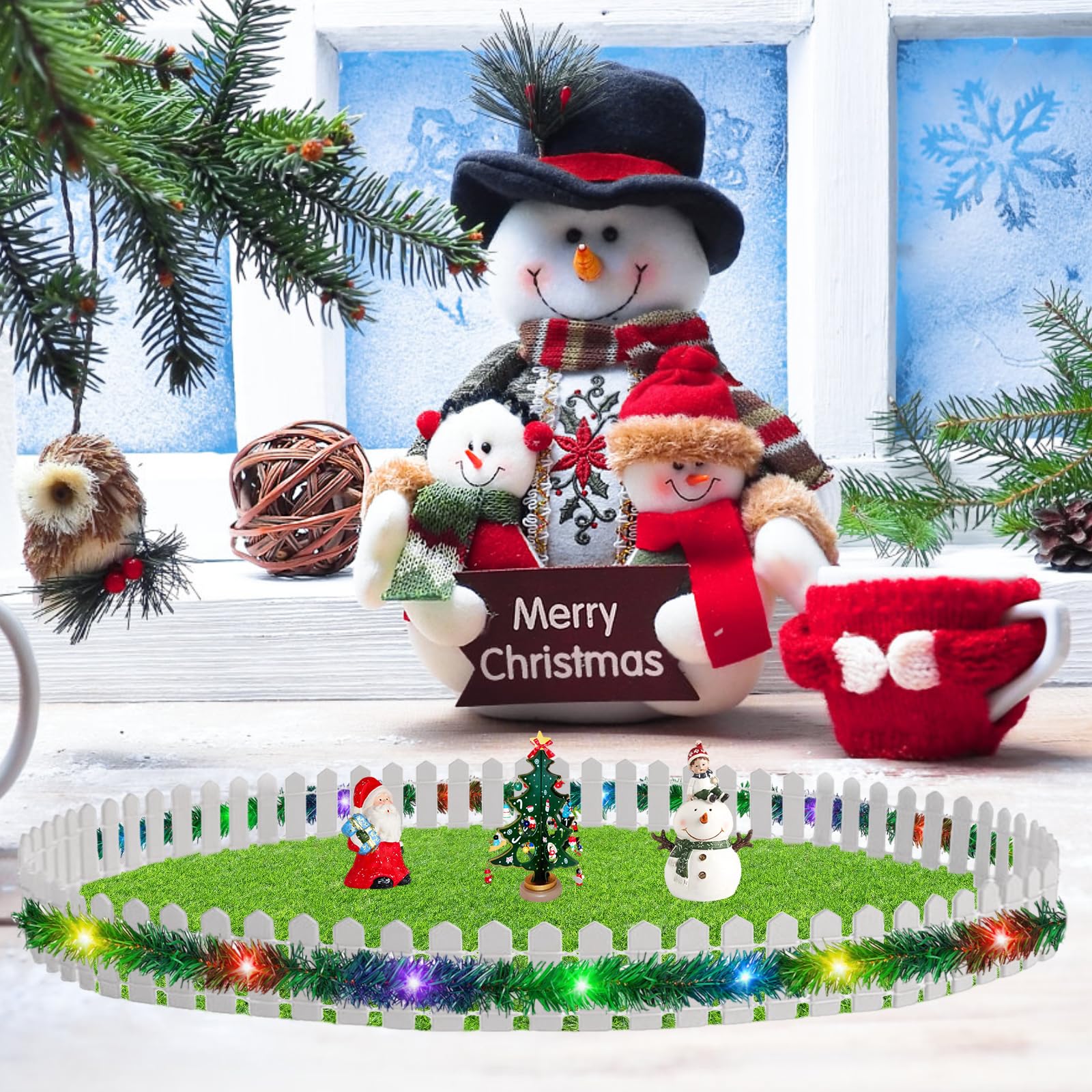 Sapin De Noël,Mini Guirlande Lumineuse LED En Forme D'étoile, 3M, Ornements D'arbre De Noël