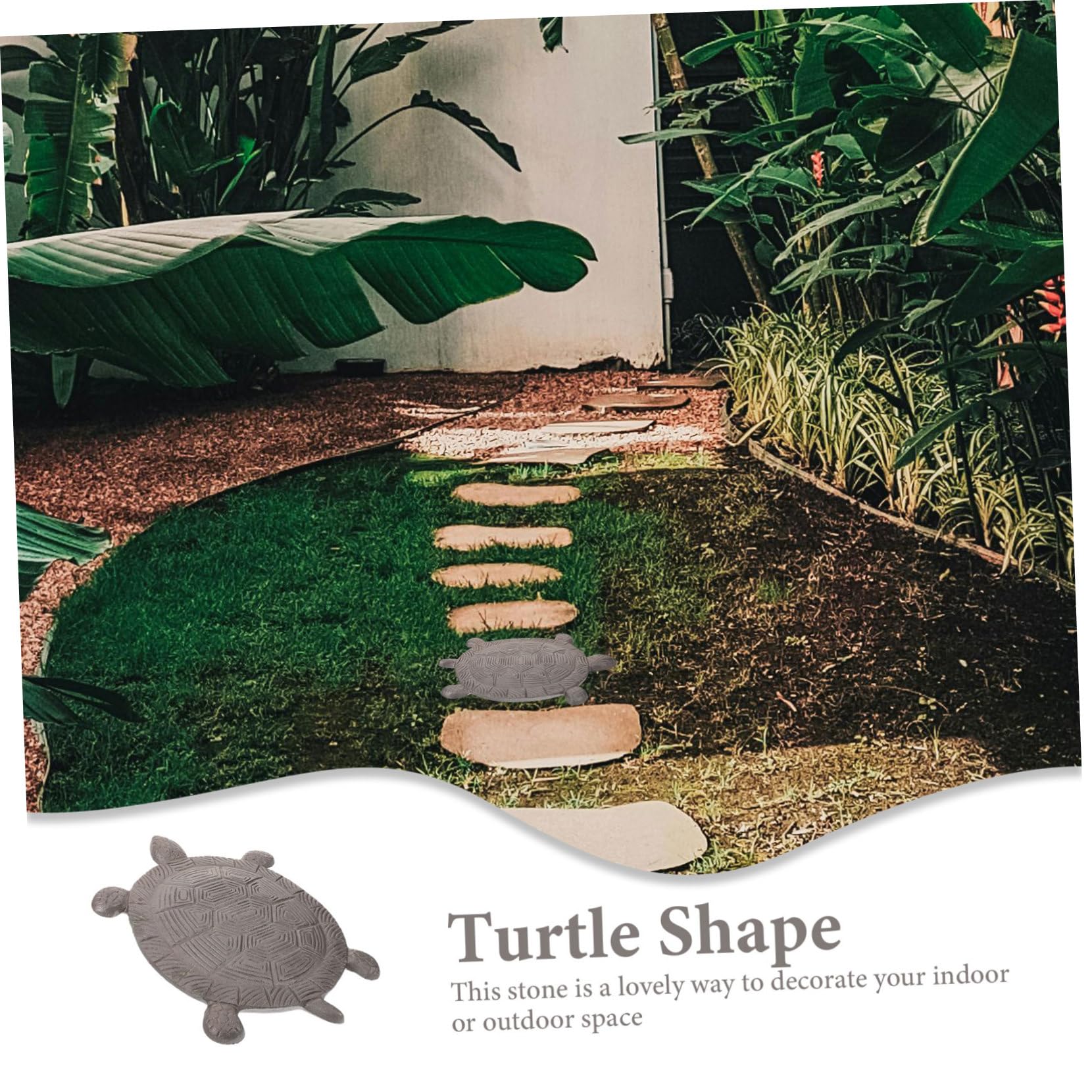 Gusseiserne Schildkröten Trittstein Dekoration für Gartenwege