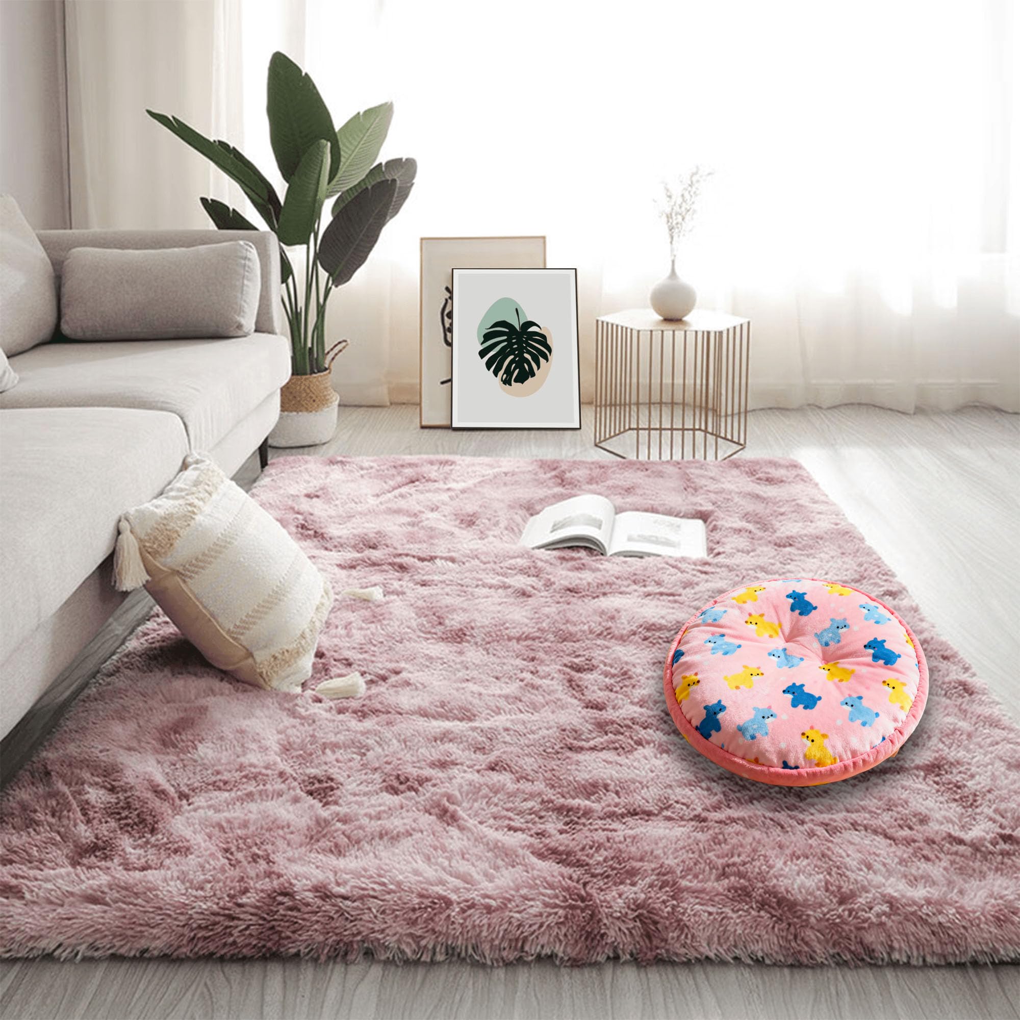 Tapis chambre doux 310x390 cm pour réchauffer un sol froid et protéger les enfants