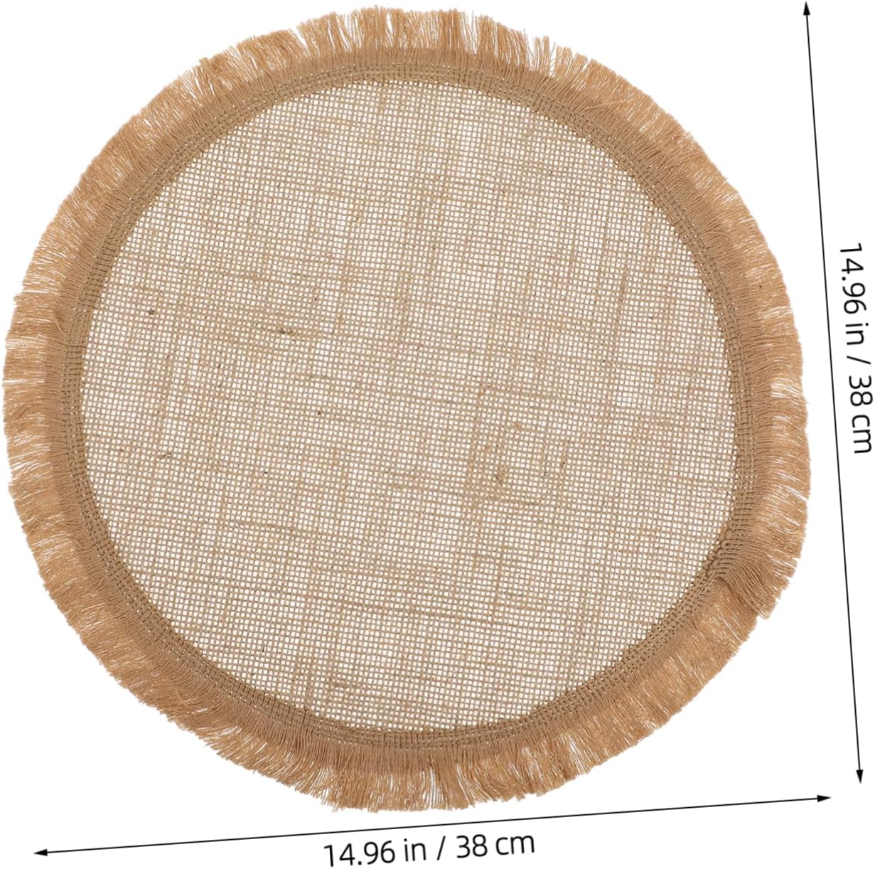 織りプレースマット、ヴィンテージプレースマットサークルプレースマットドリンクコースターテーブルコースターラウンドプレースマットコース