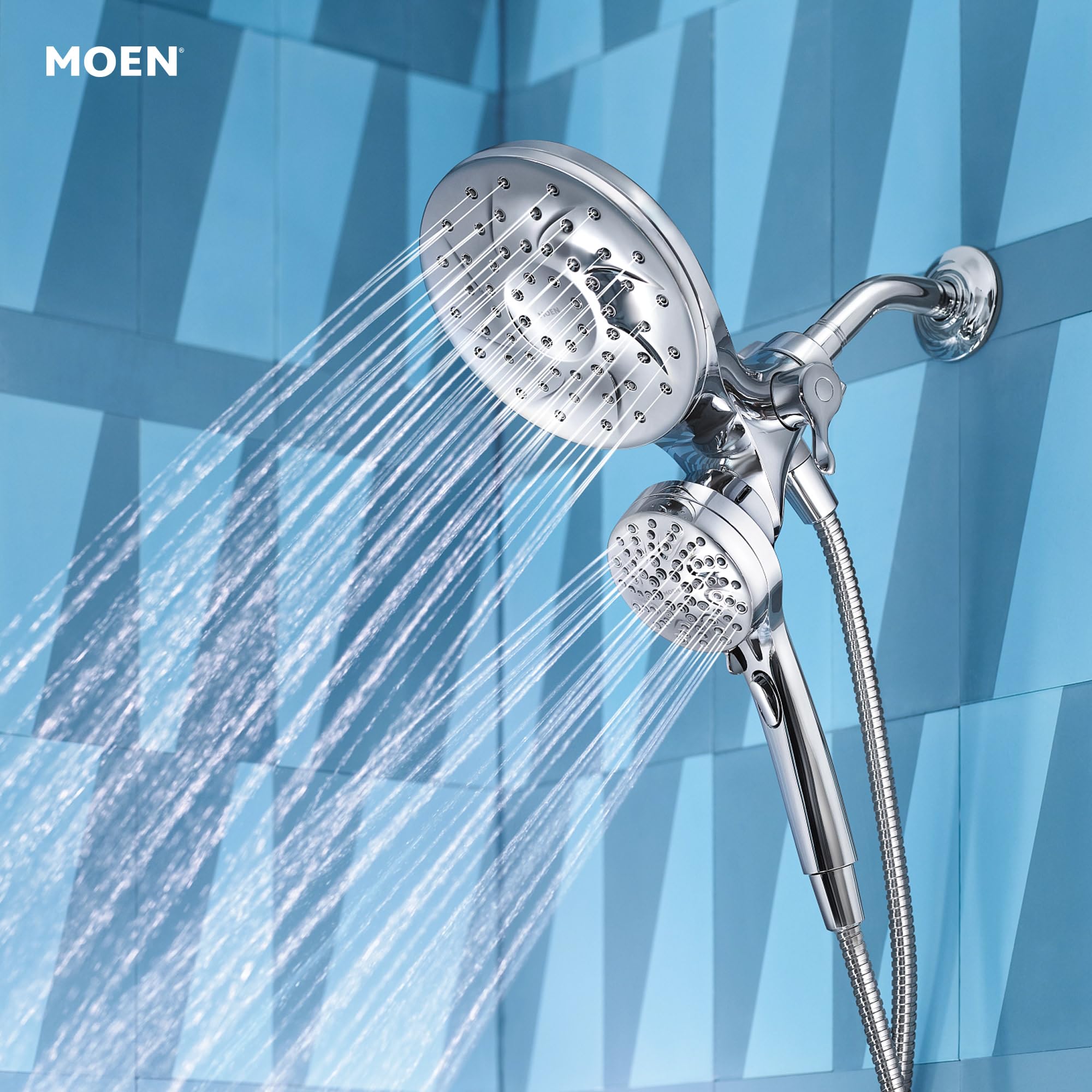 Amazon.com: Moen Engage Magnetix Chrome Multi-Function Handshower