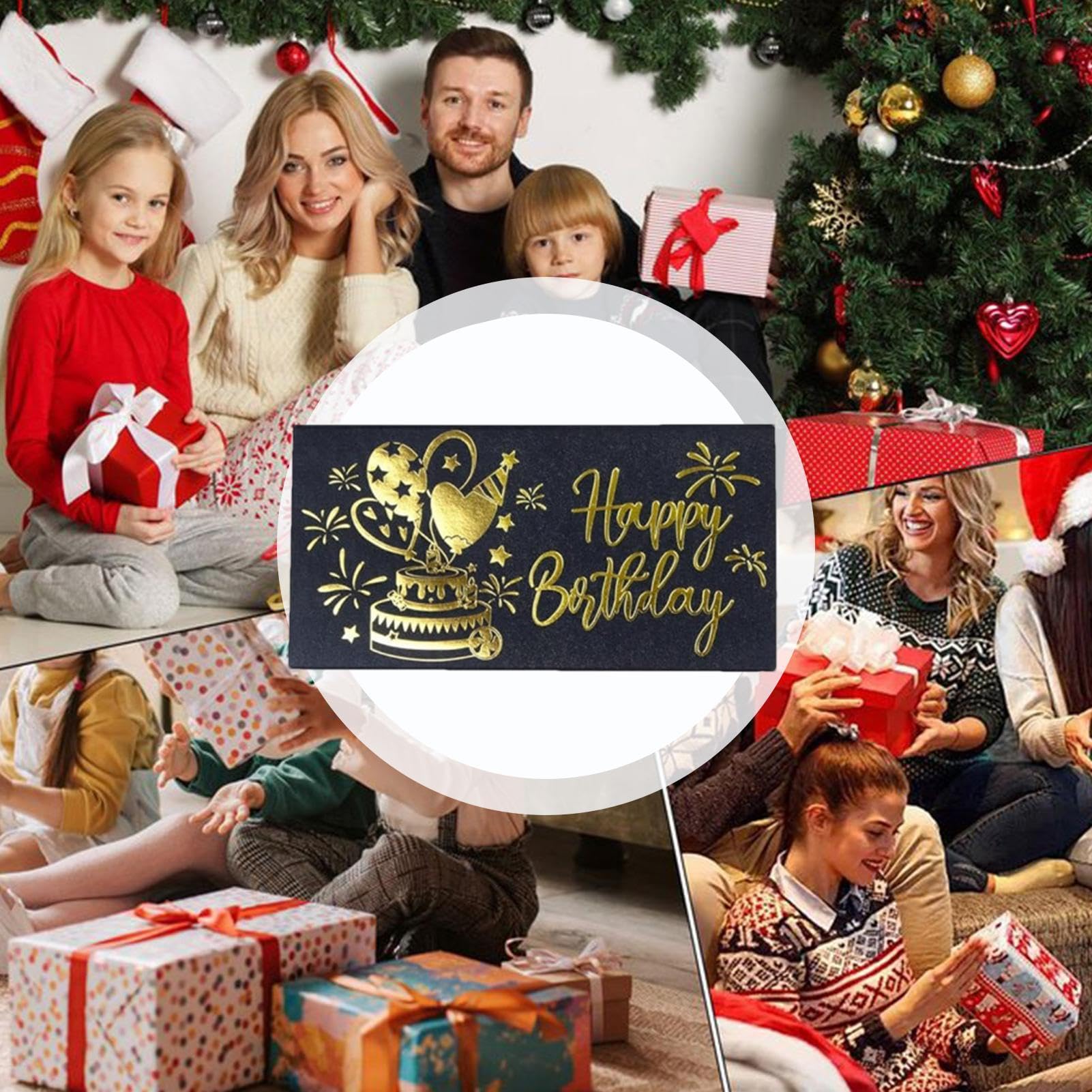 Enveloppes Réutilisables Pour Offrir De L'argent - Cadeau De Noël Personnalisable - 19x13 Cm - 13