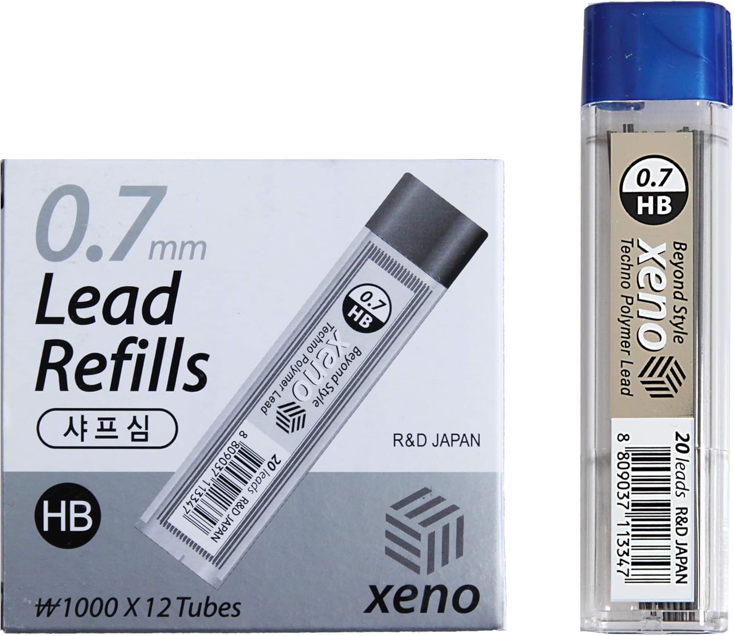 Xeno Beyond Style Mechanical Sharp Pencil + Leads Refills HB (0.3/0.5/0