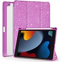 Vista 14 de OKP Funda para iPad de 9ª/8ª/7ª Generación (2021/2020/2019), Fundas para iPad de 10.2 pulgadas con Soporte Tríptico, Funda Delgada para iPad