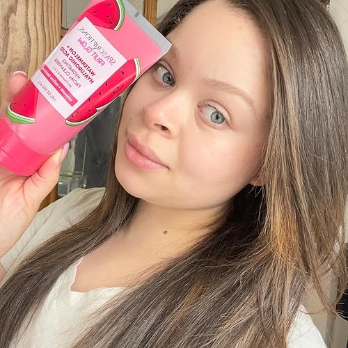 Miniatura 5 de SpaScriptions Fruit Glow Sandía + Ácido Hialurónico Hidratante Limpiador Facial 5 Oz