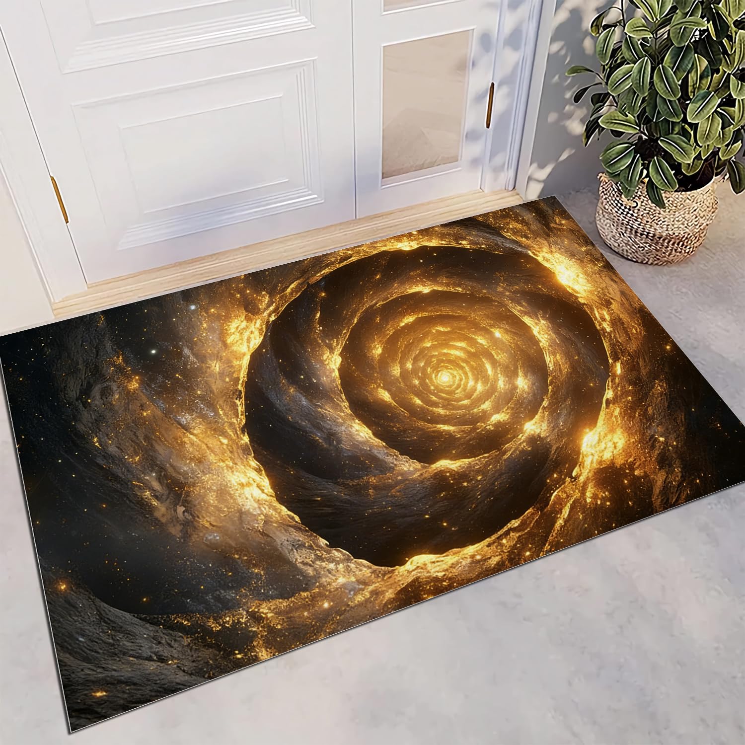 Tapis doux optique cosmologie tapis de chambre moderne et artistique