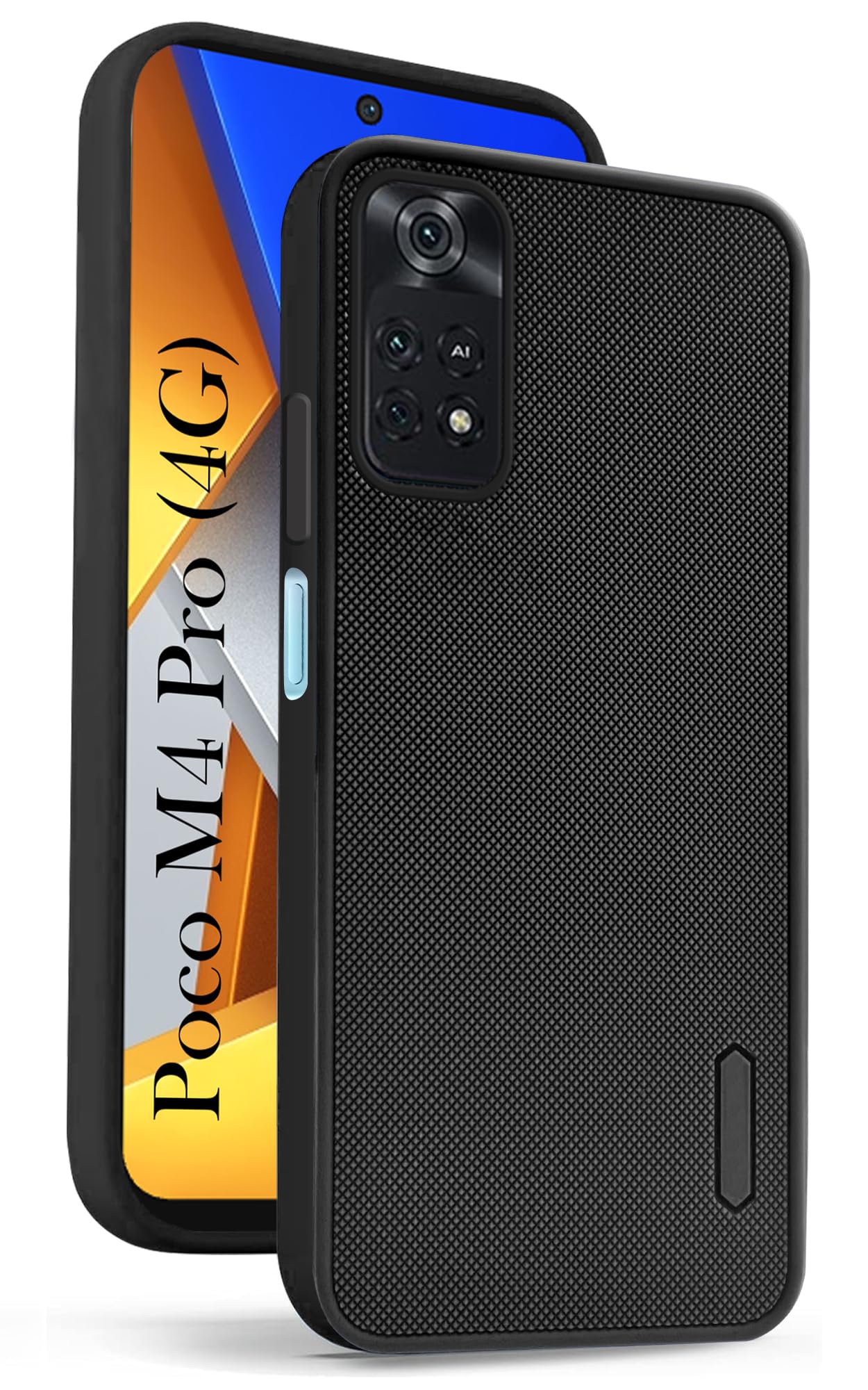 Jkobi Back Cover Case for Poco M4 Pro 4G (Textured Grip Design | Camera Protection | Slim and Light Weight | Soft Touch and Feel | Black) (B0D114RWJ3) Amazon Price History, Amazon Price Tracker